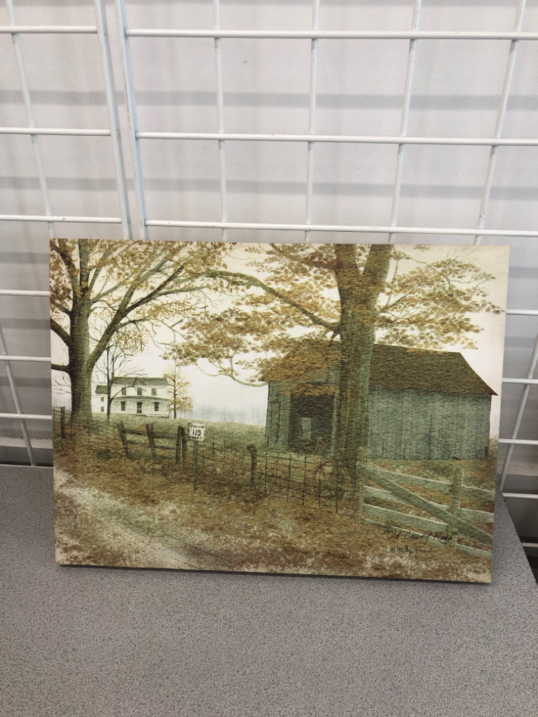 FADED BARN CANVAS.