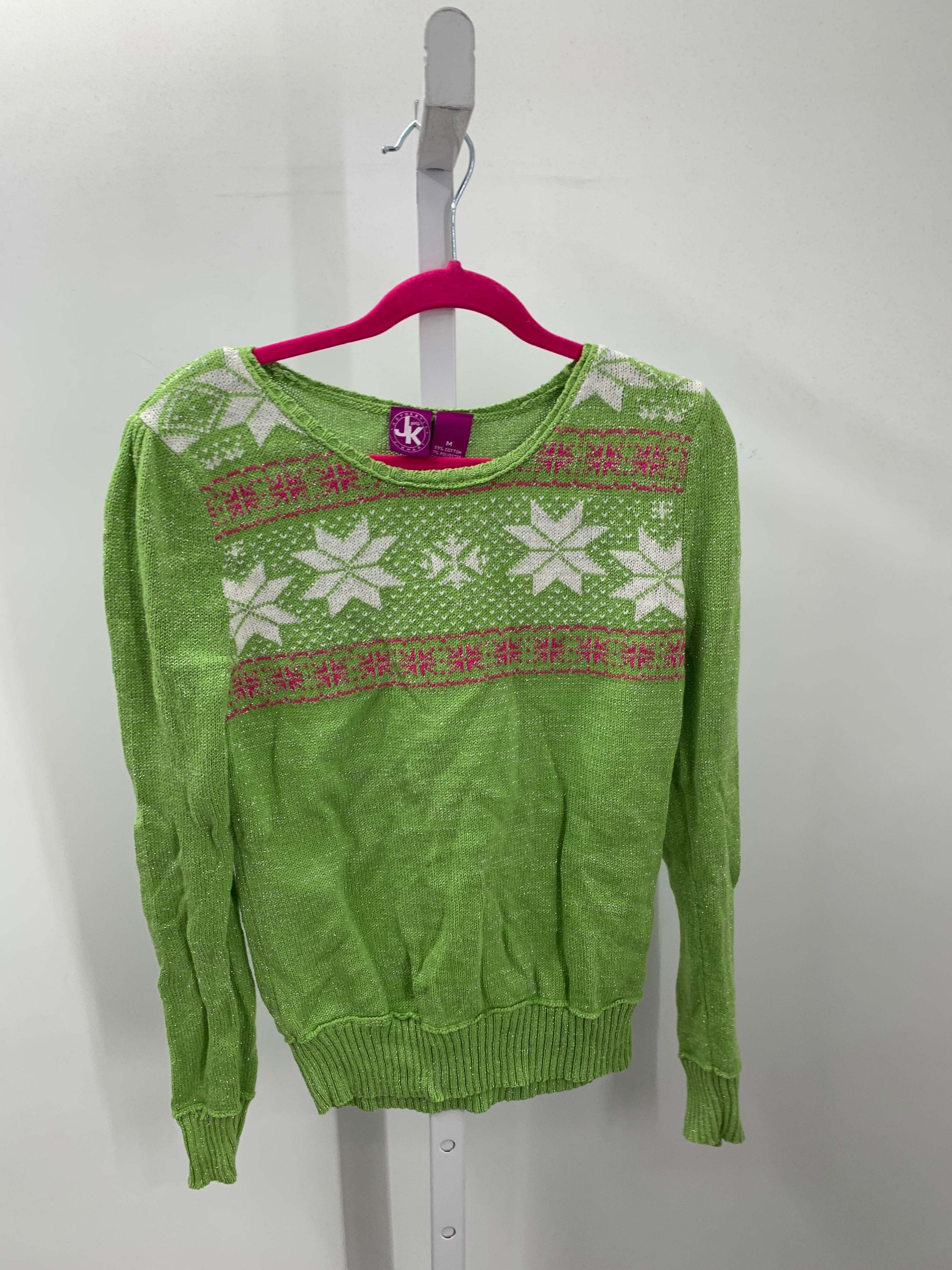 J. Khaki Size 8-10 Girls Long Sleeve Sweater