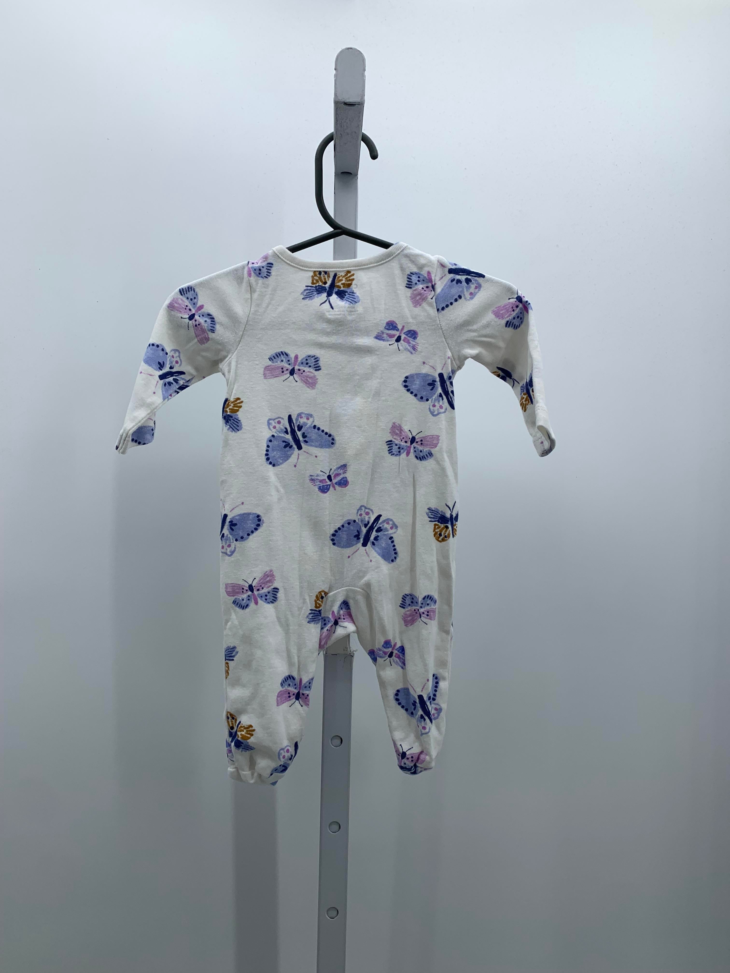 Carters Size 3 Months Girls Long Slv. Romper