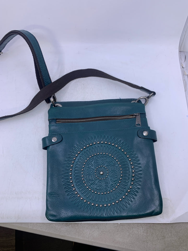 Patricia Nash Francesca Tooled Leather Crossbody