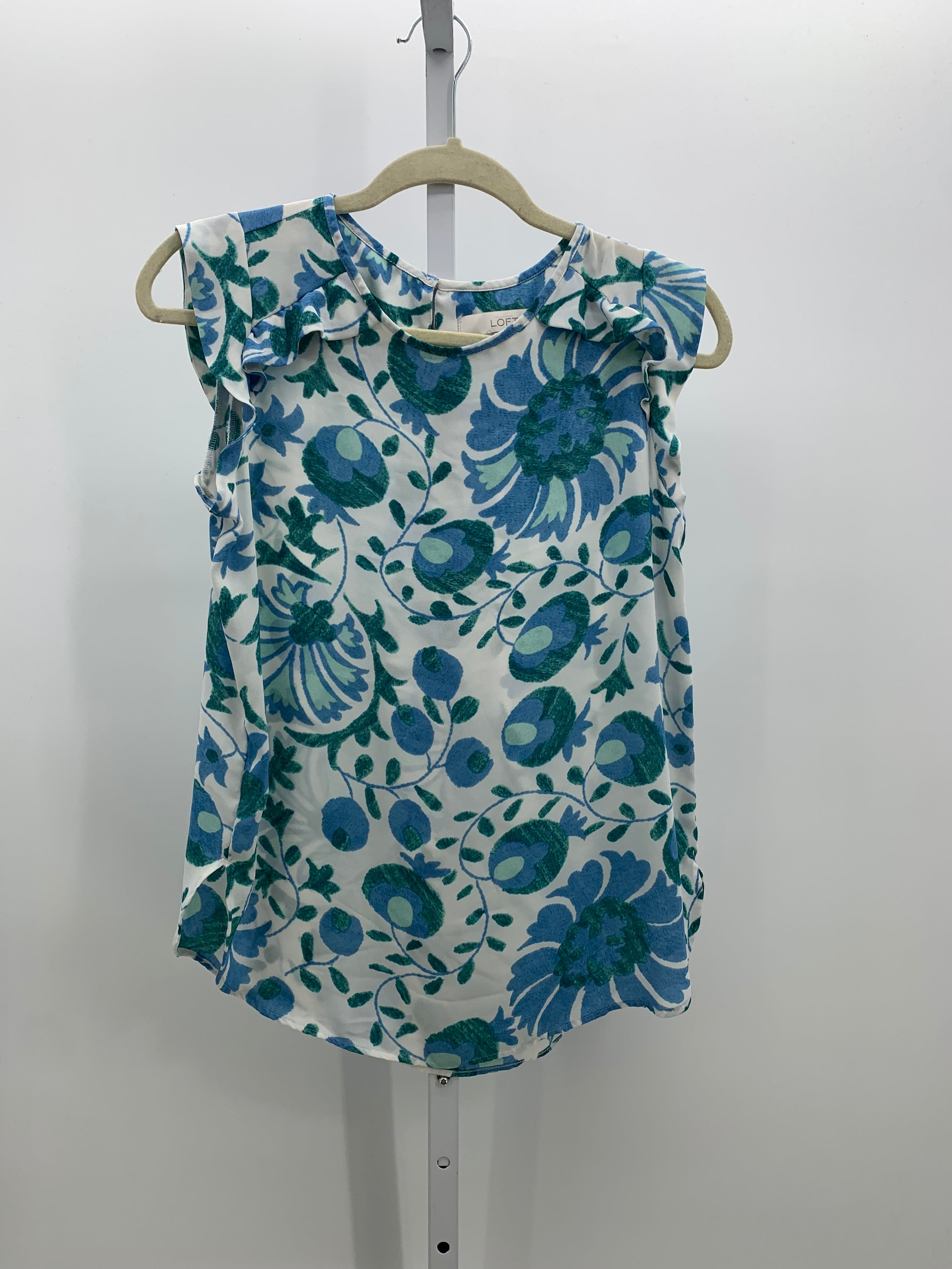 Loft Size X Small Misses Sleeveless Shirt