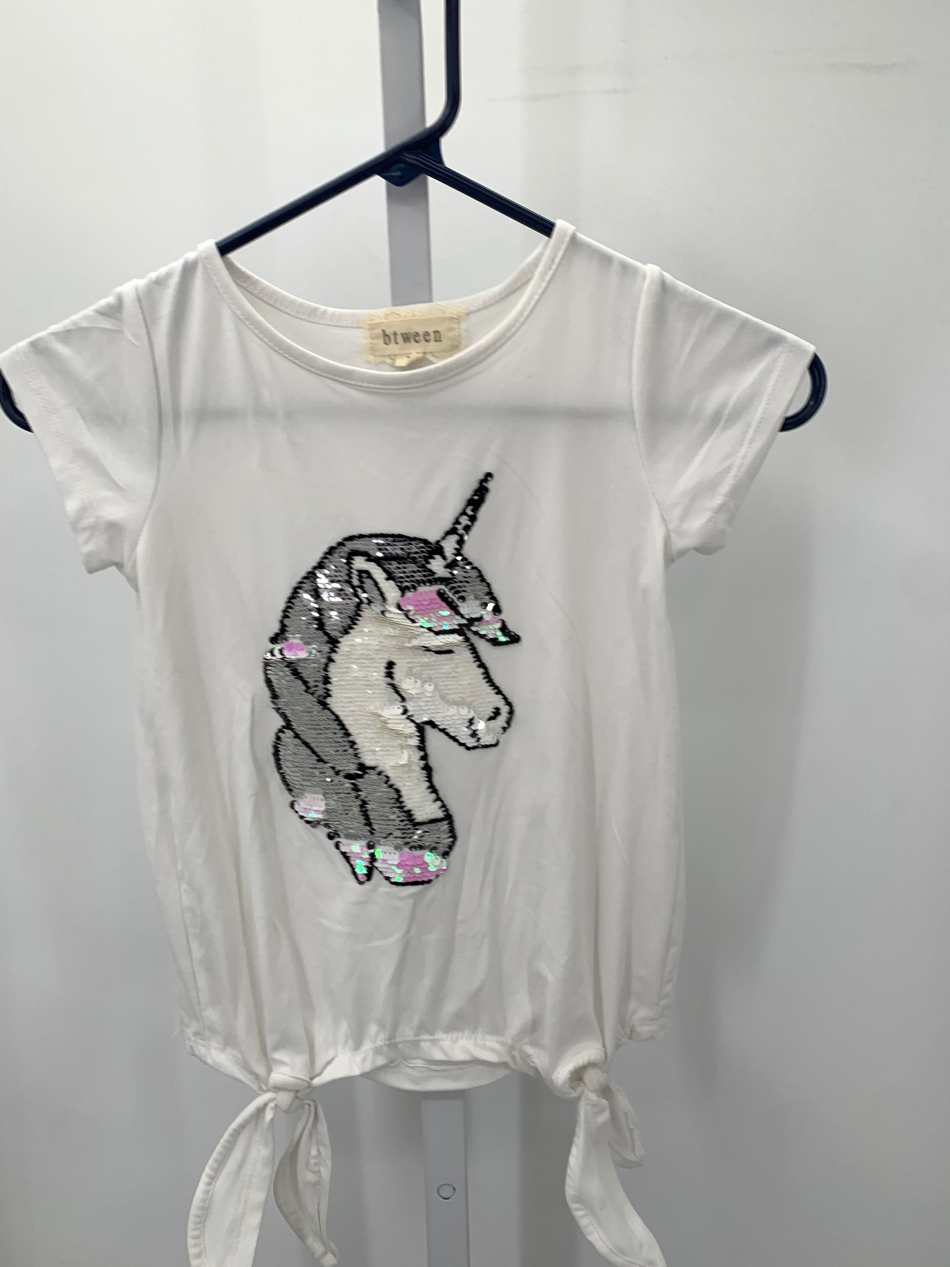 BTween Size 7 Girls Short Sleeve Shirt