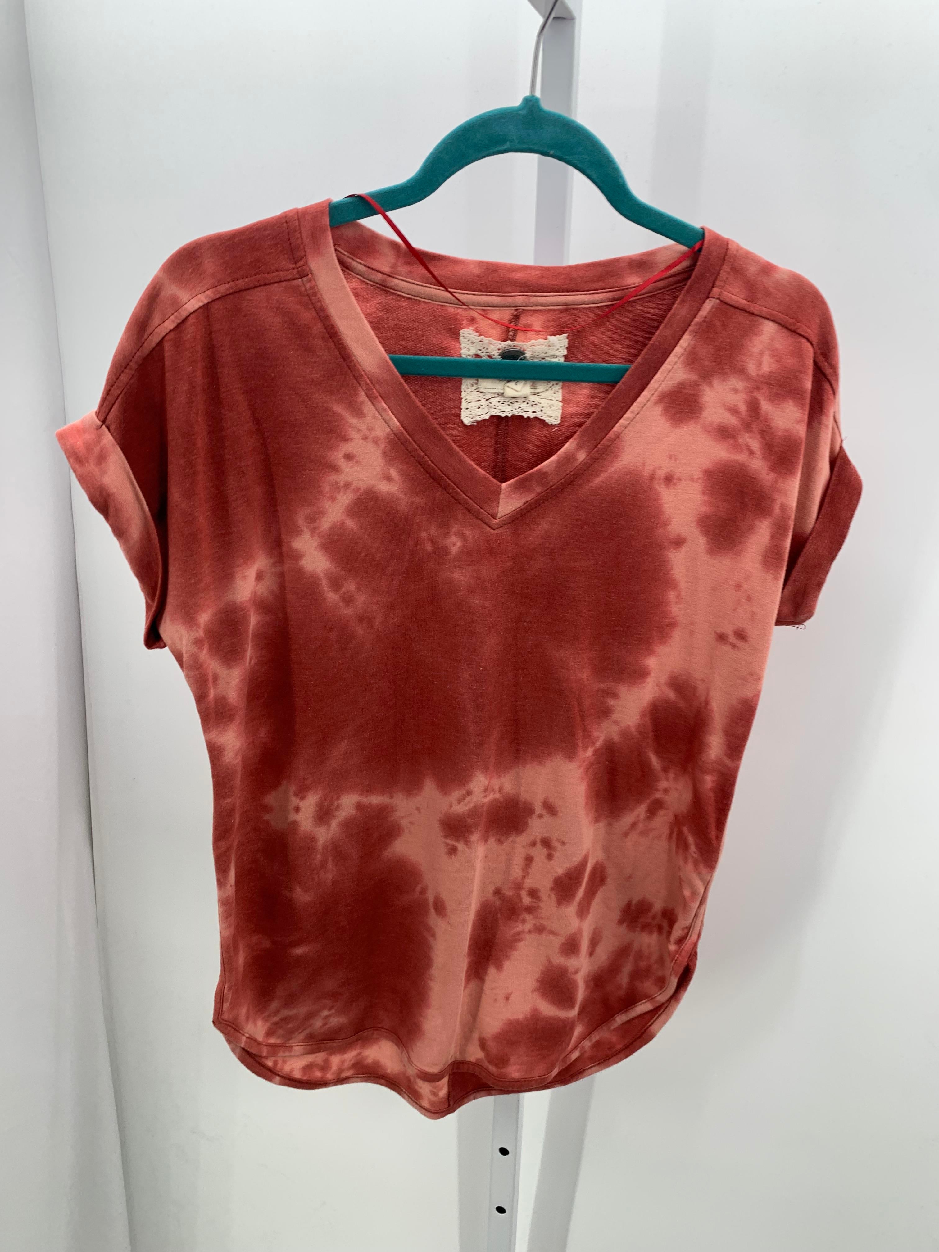 Cupio Size Small Misses Short Sleeve Shirt