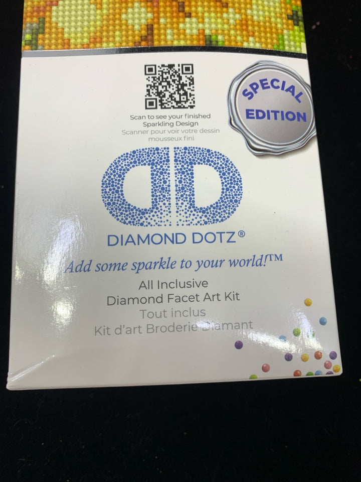 NIB SUNFLOWER LANDSCAPE DIAMOND ART DIAMOND DOTZ.