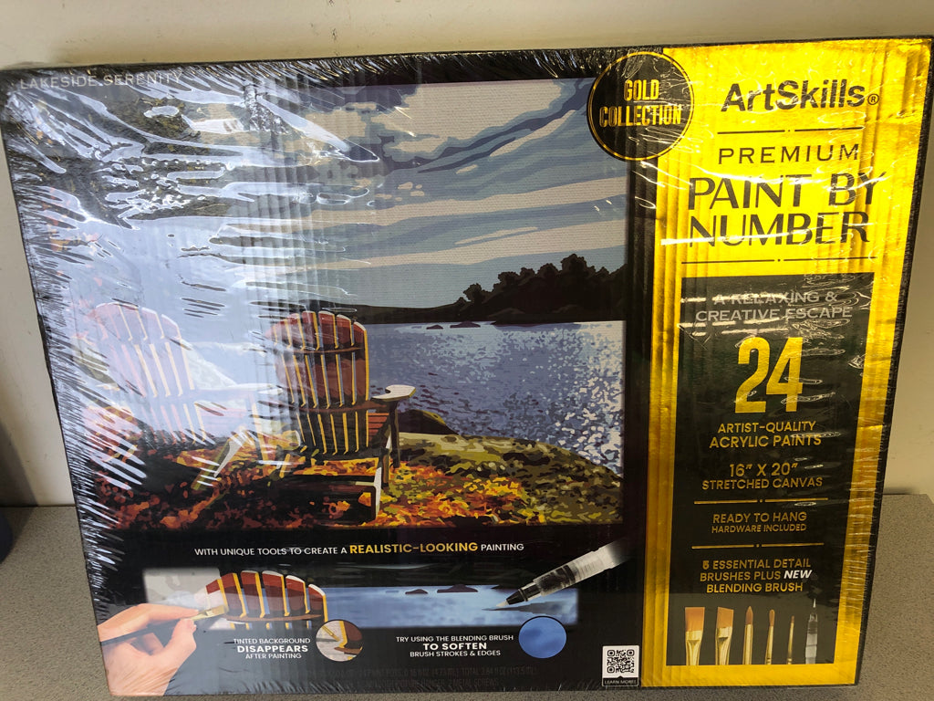 NIB ARTSKILLS PAINT BY NUMBER.