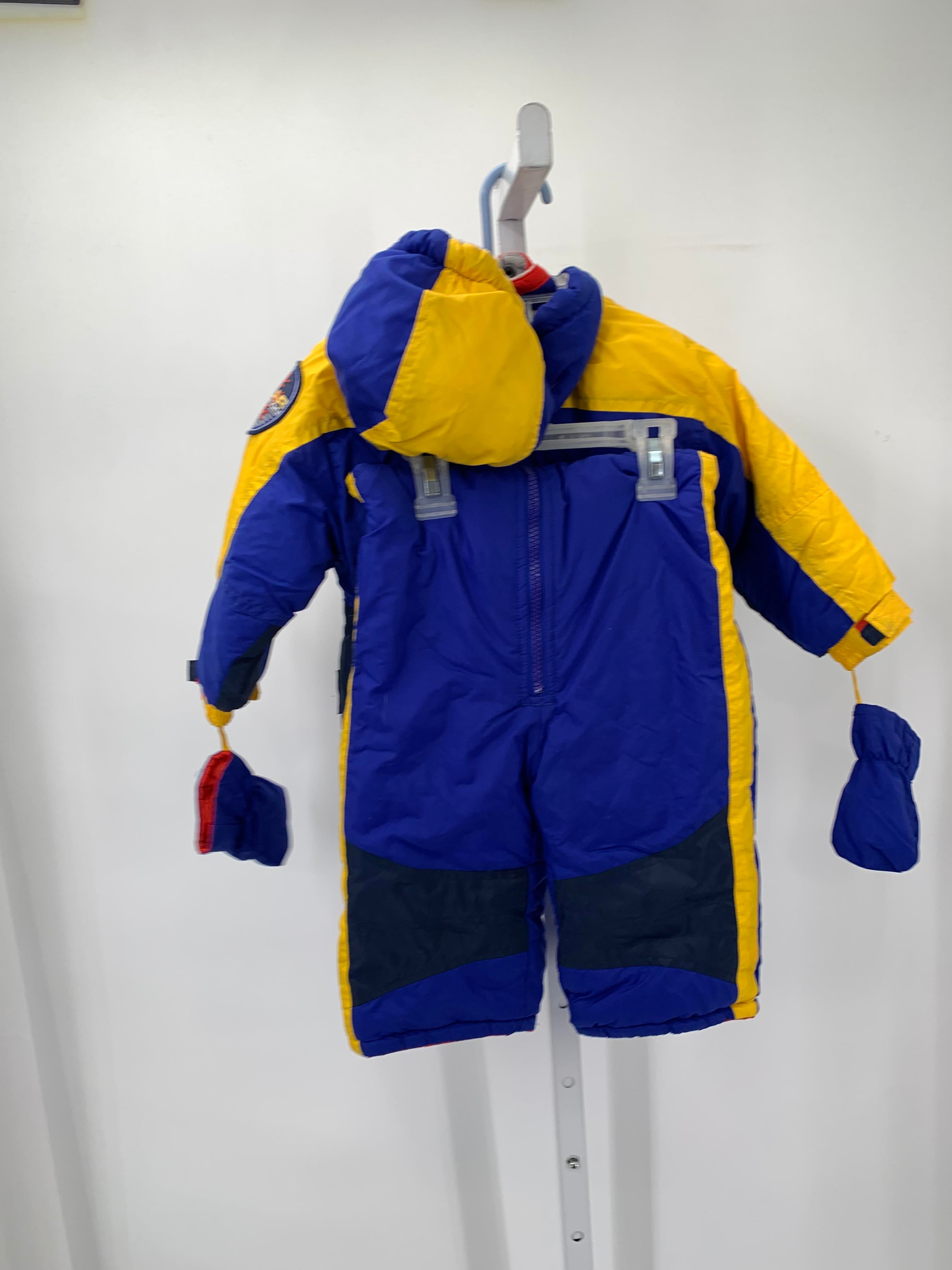 YELLOW RED JACKET AND BIB SNOW PANTS.