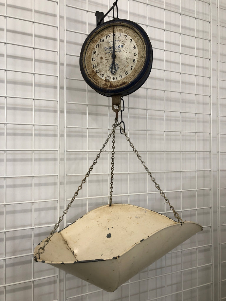 VTG HANGING GROCERY/DAIRY SCALE - CHATILLON.