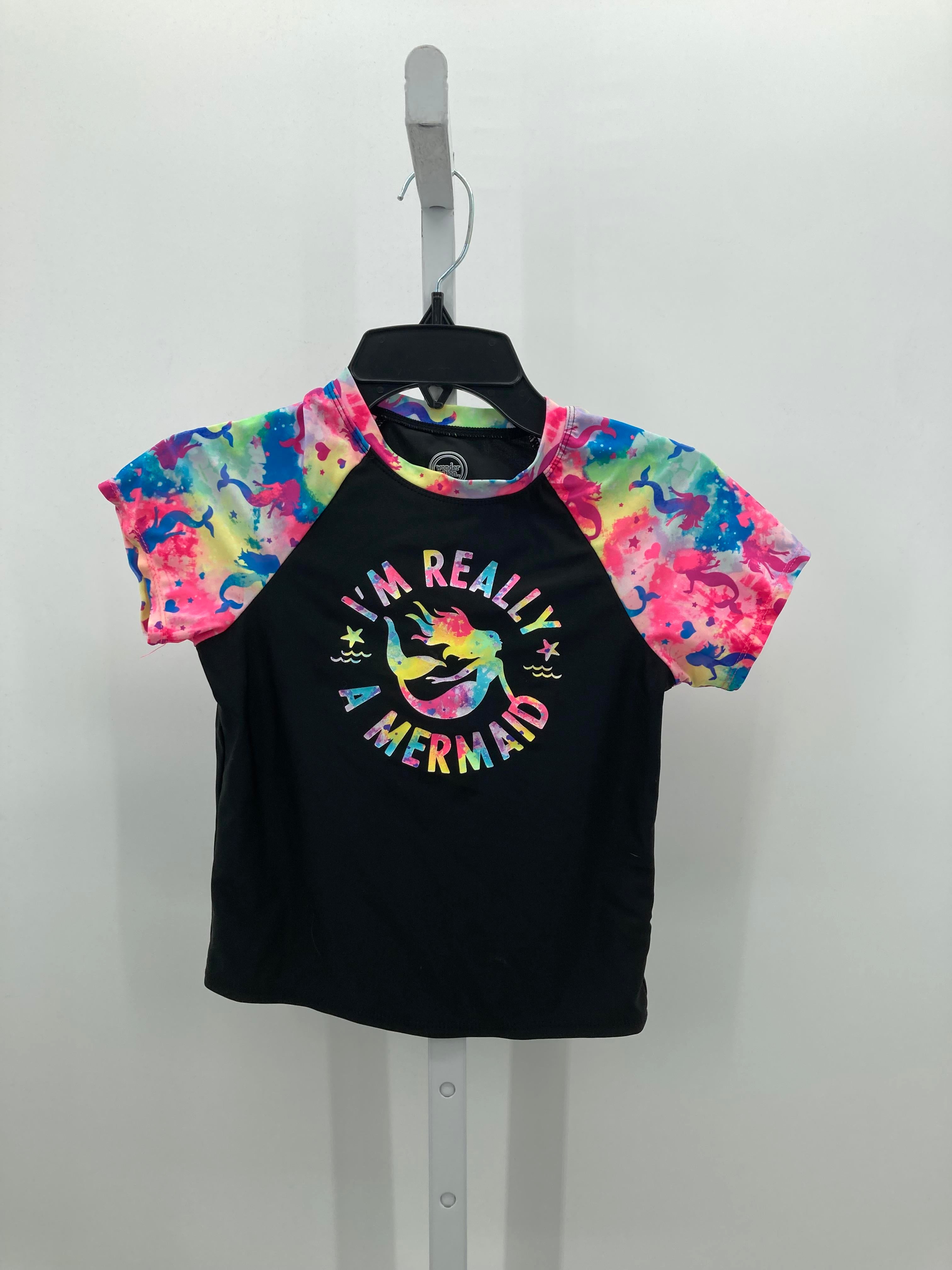 Wonder Nation Size 7-8 Girls Swim Shirt