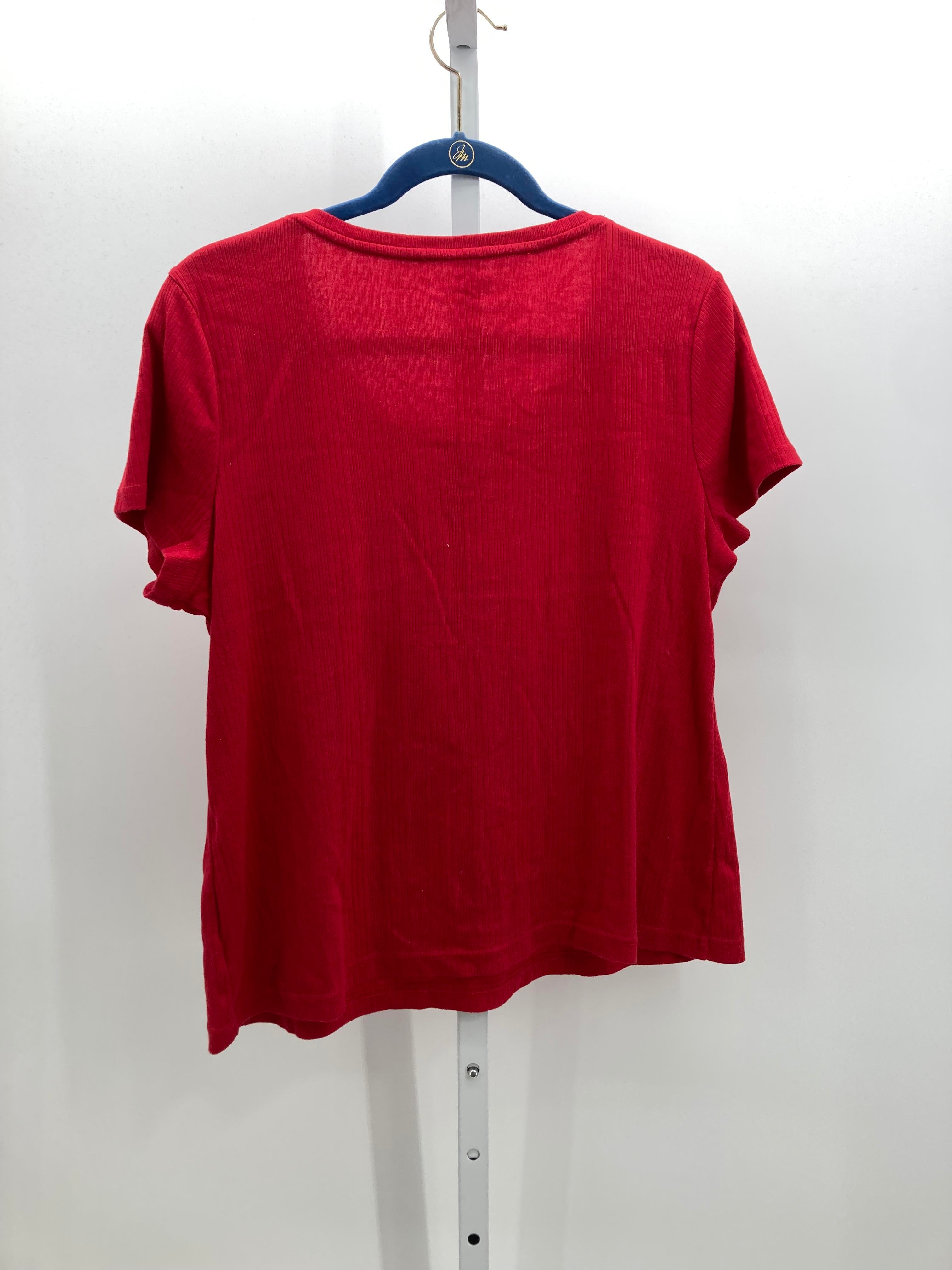 Croft & Barrow Size X Large Petite Petite Short Sleeve Shirt