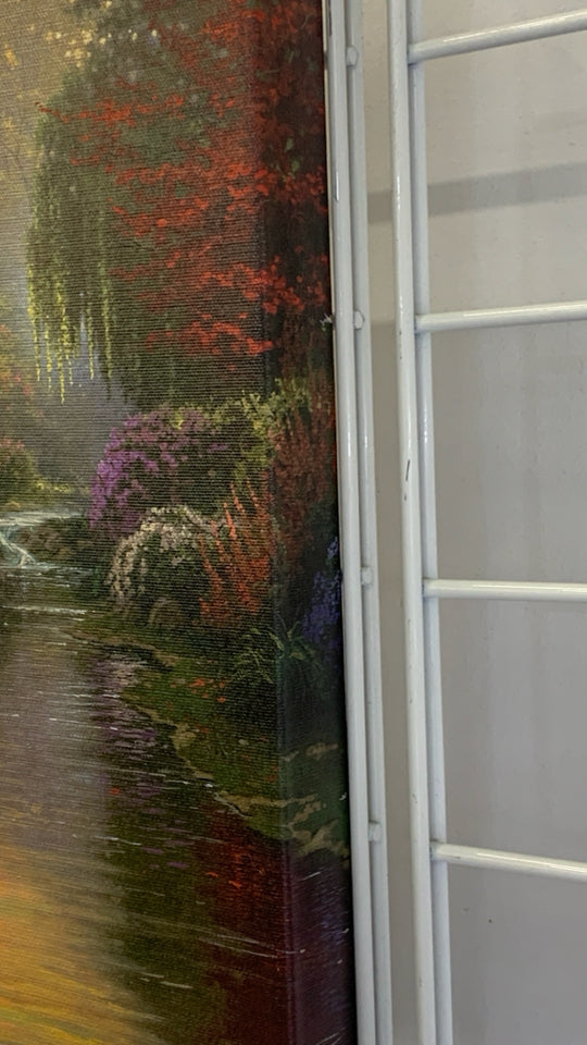 FOREST COTTAGE THOMAS KINKADE CANVAS.