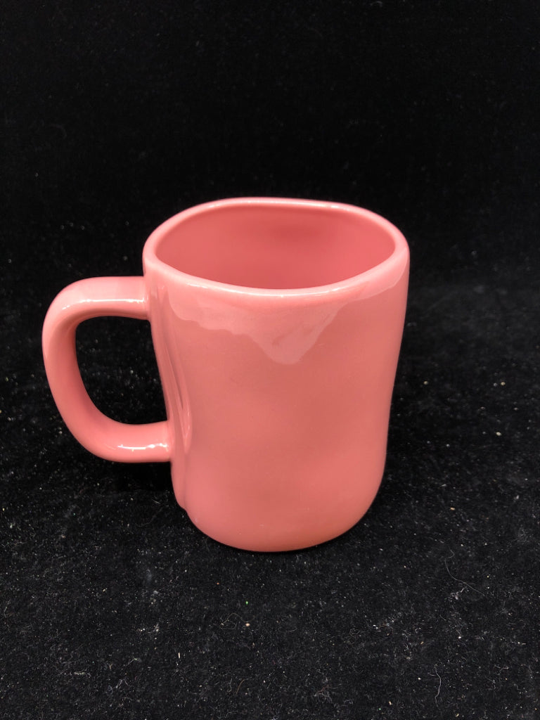 PINK "FUN MOM" MUG-RAE DUNN.