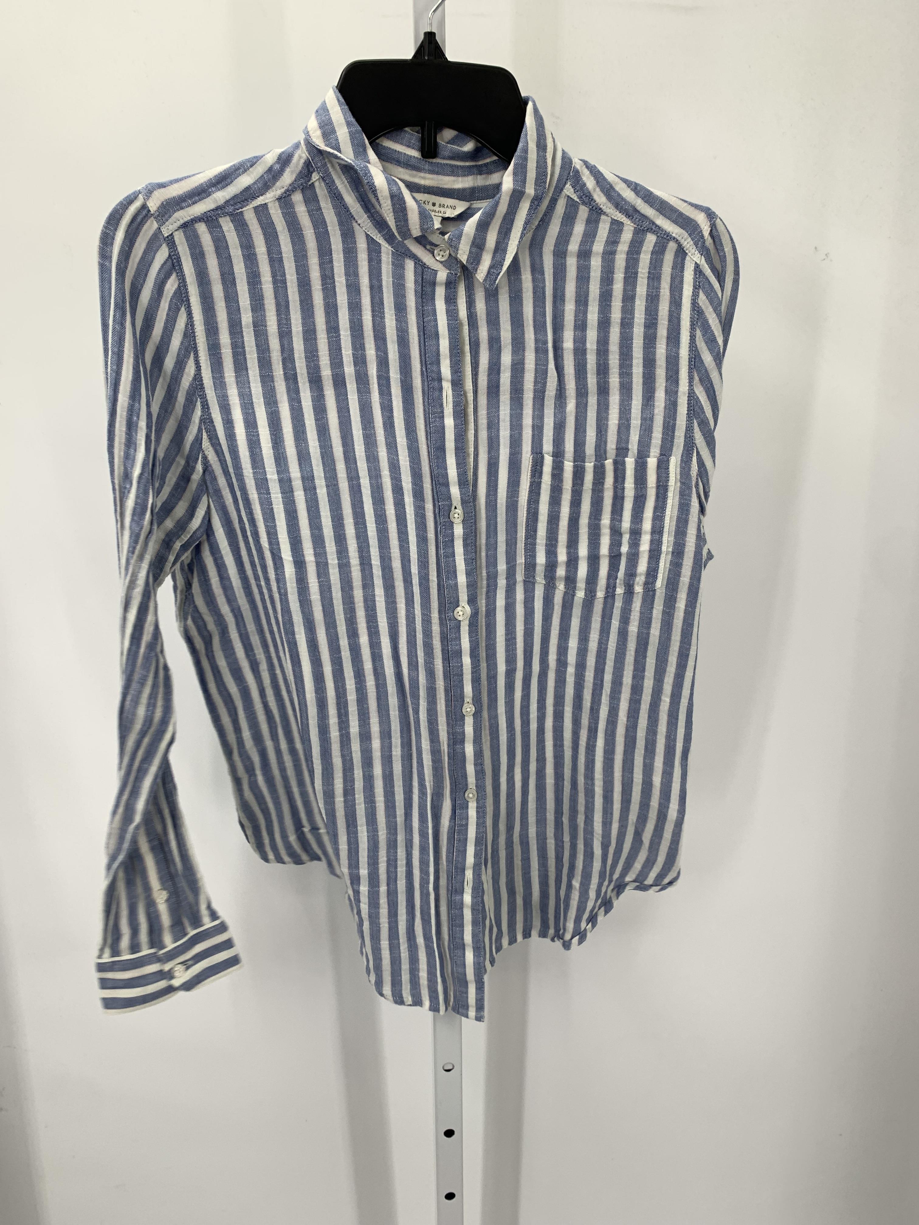 Lucky Brand Size Medium Misses Long Sleeve Shirt
