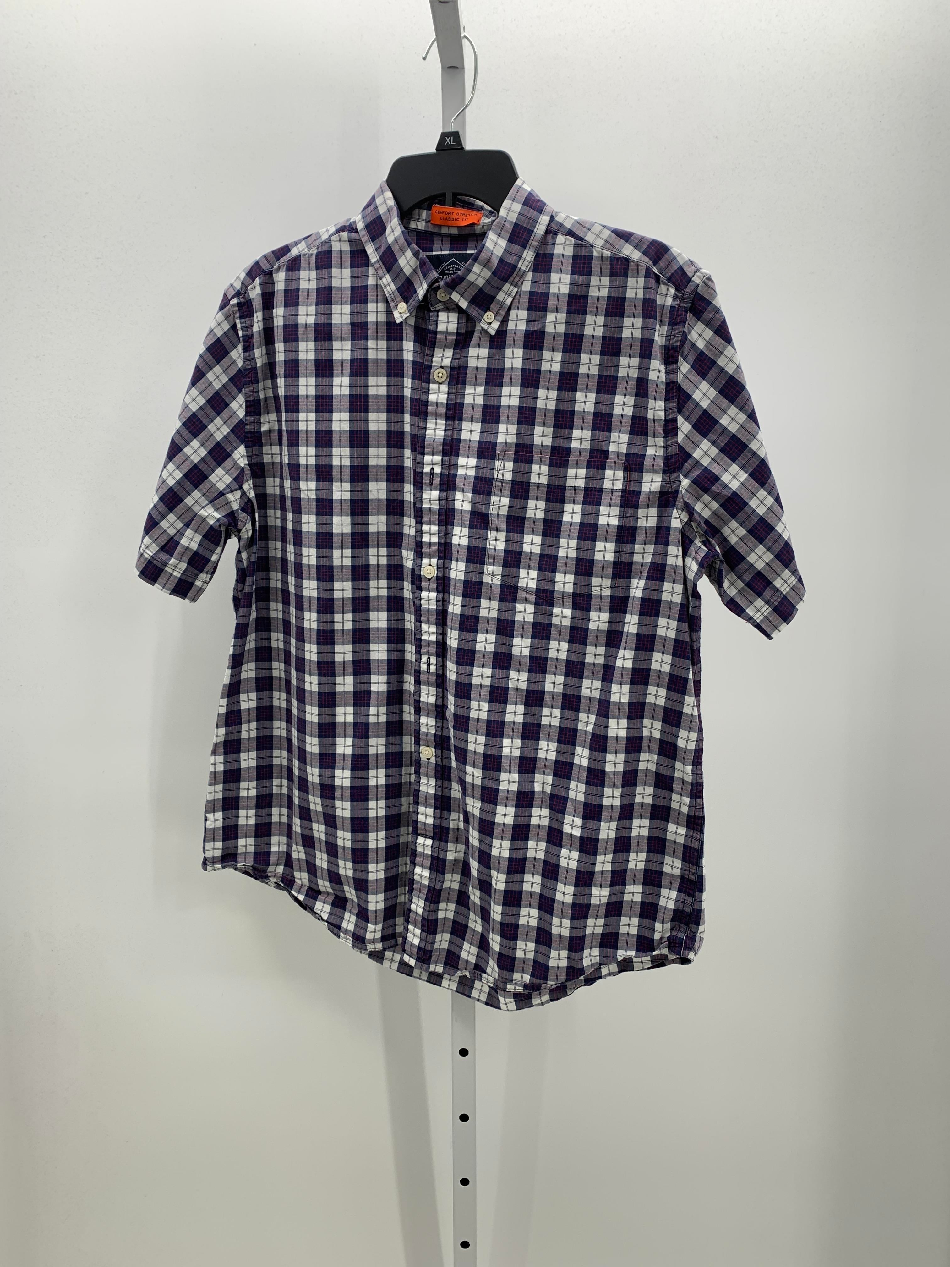 PLAID BTN DOWN