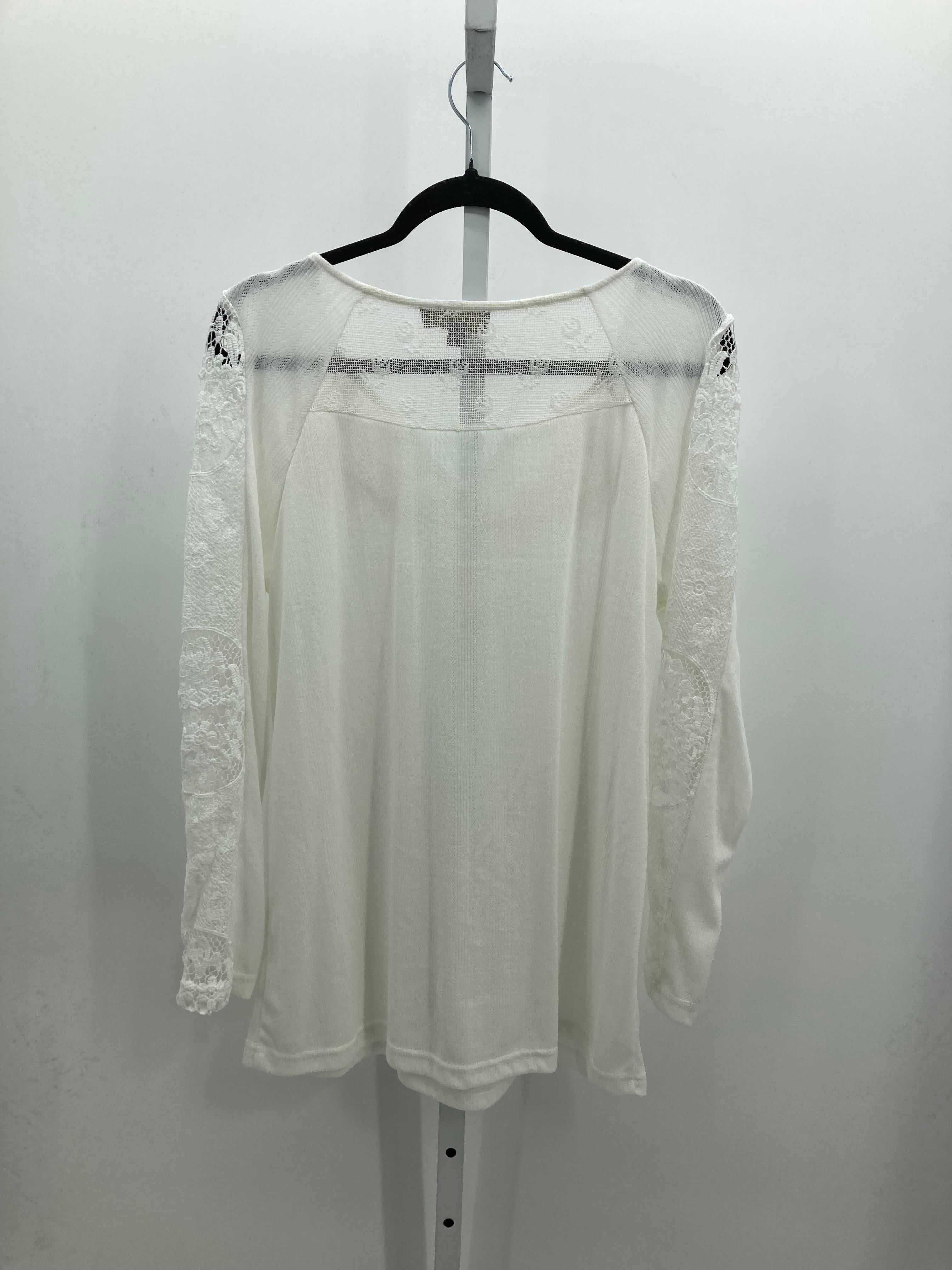 Suzanne Betro Size Large Misses Long Sleeve Shirt