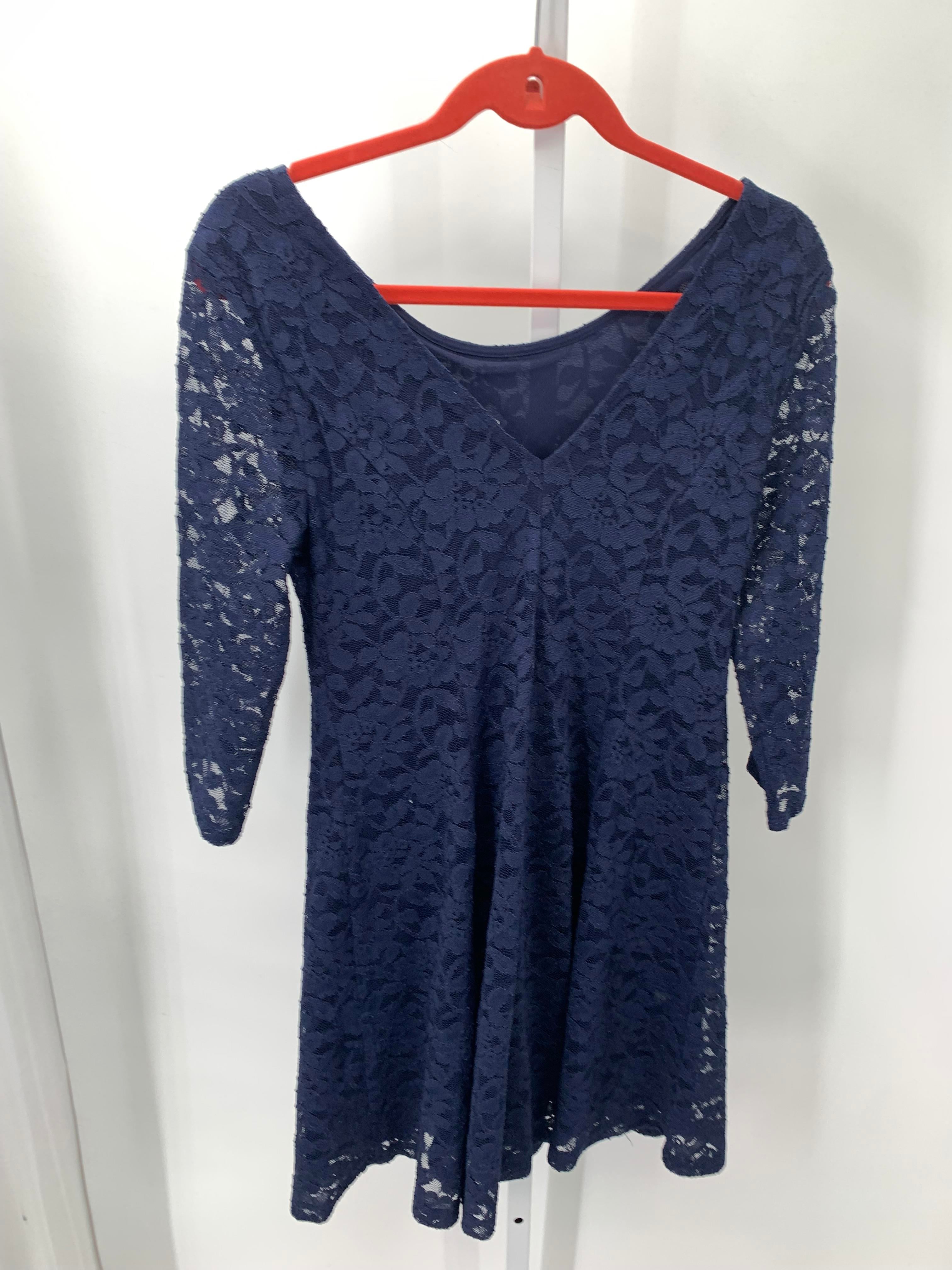 Lush Size Large Juniors Long Sleeve Dress
