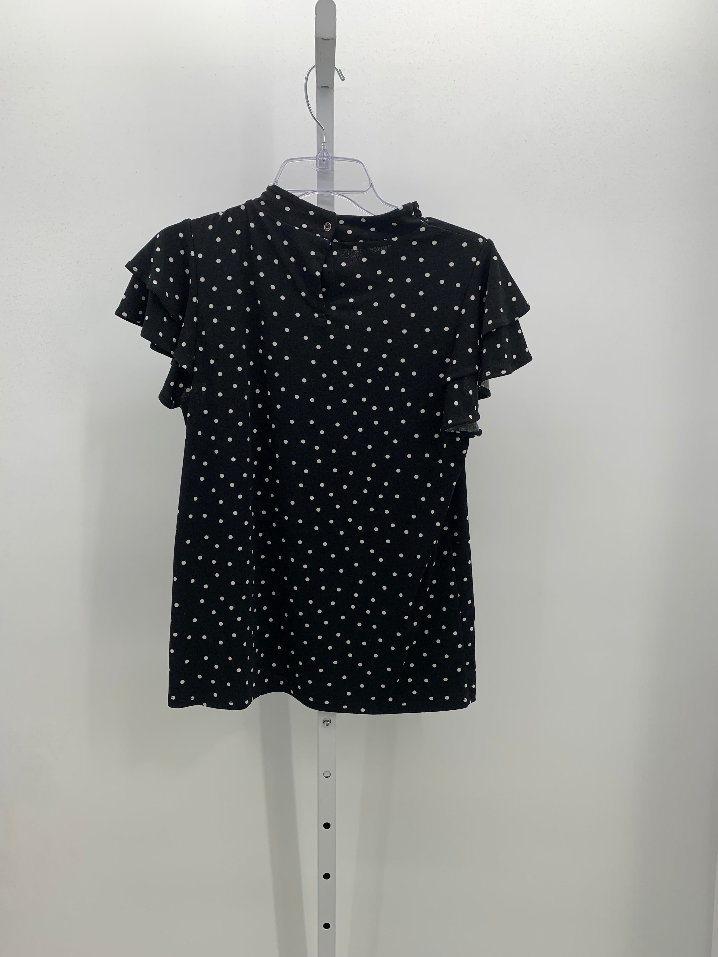 Adrianna Papell Size Medium Misses Short Sleeve Shirt