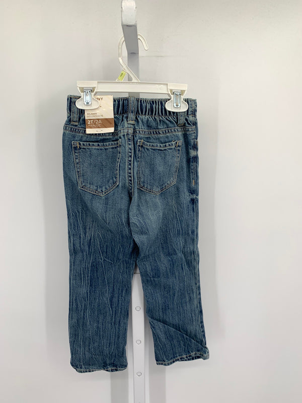NEW DISTRESSED RELAXED JEANS