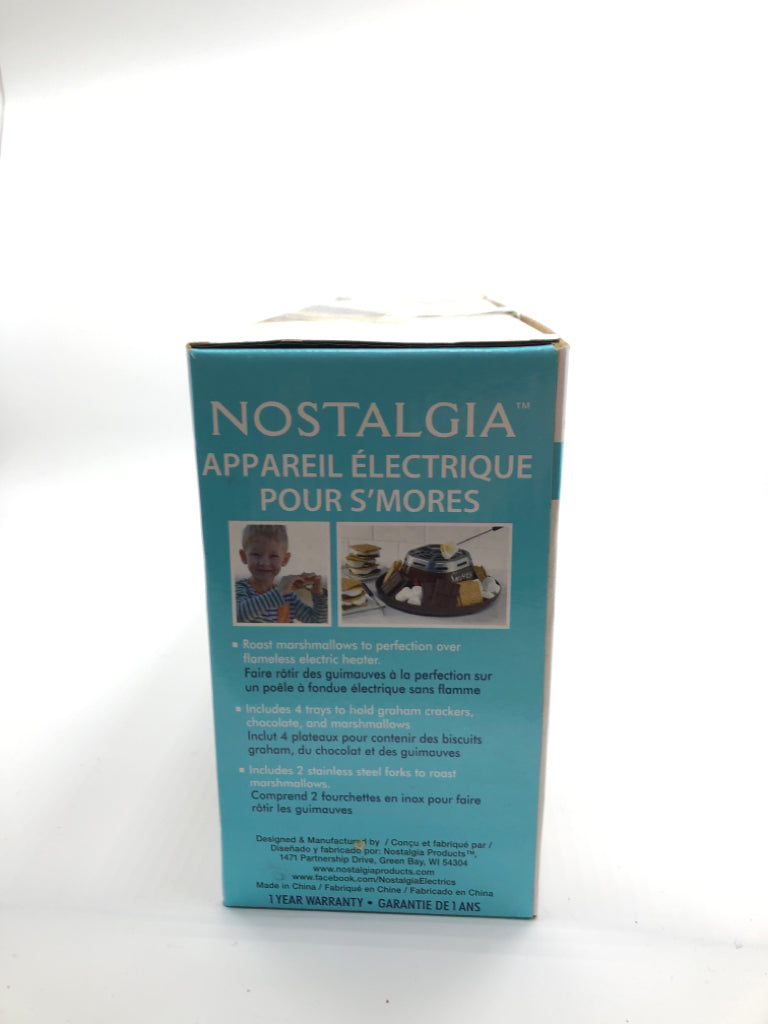 NIB ELECTRONIC S'MORES MAKER.