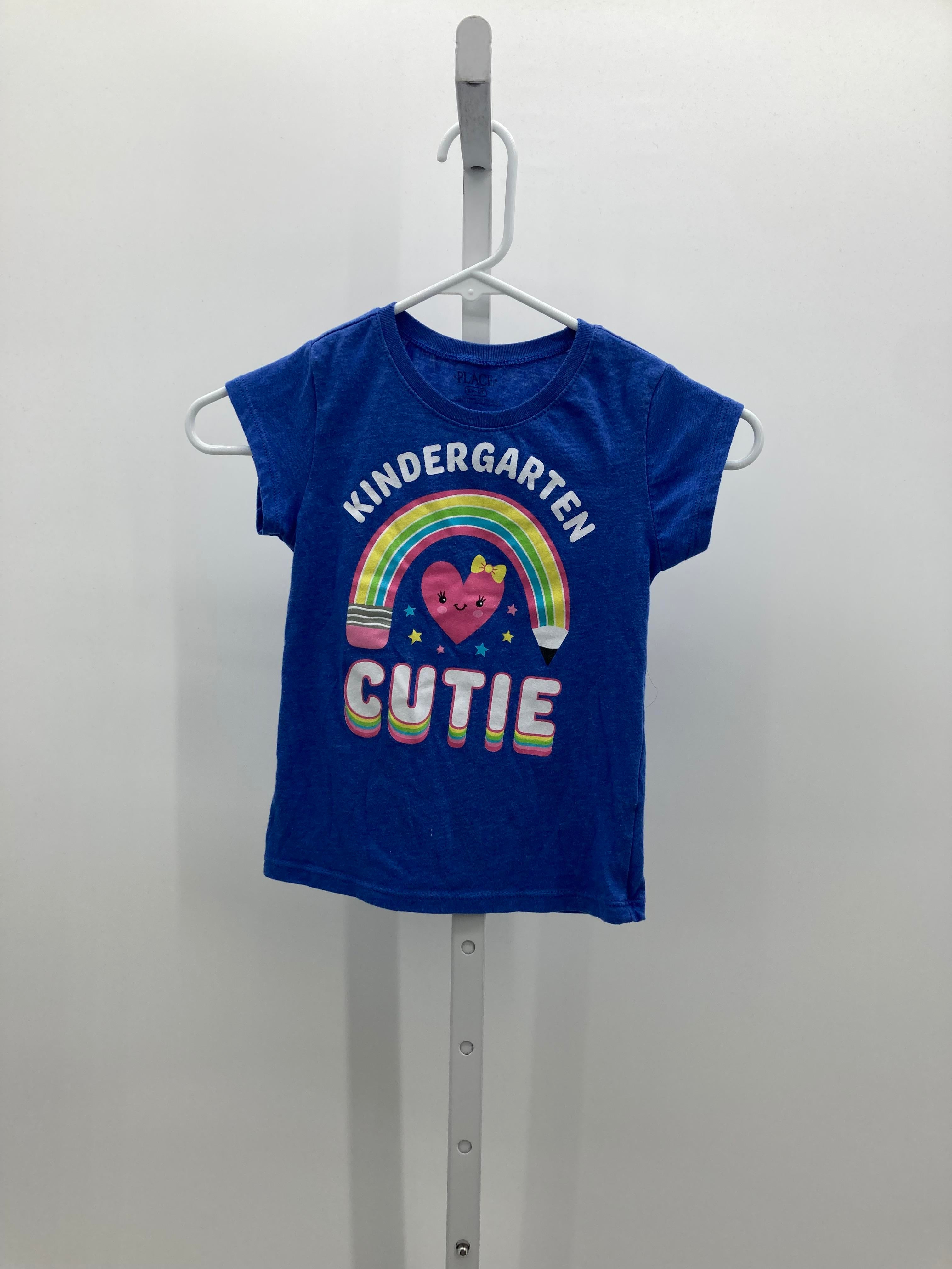 Children's Place Size 5-6 Girls Short Sleeve Shirt