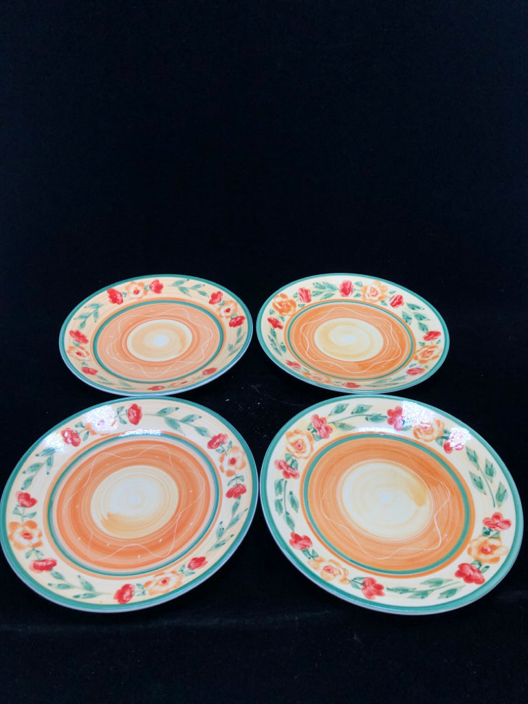 12PC FLORAL TERRACE SVC FOR 4.
