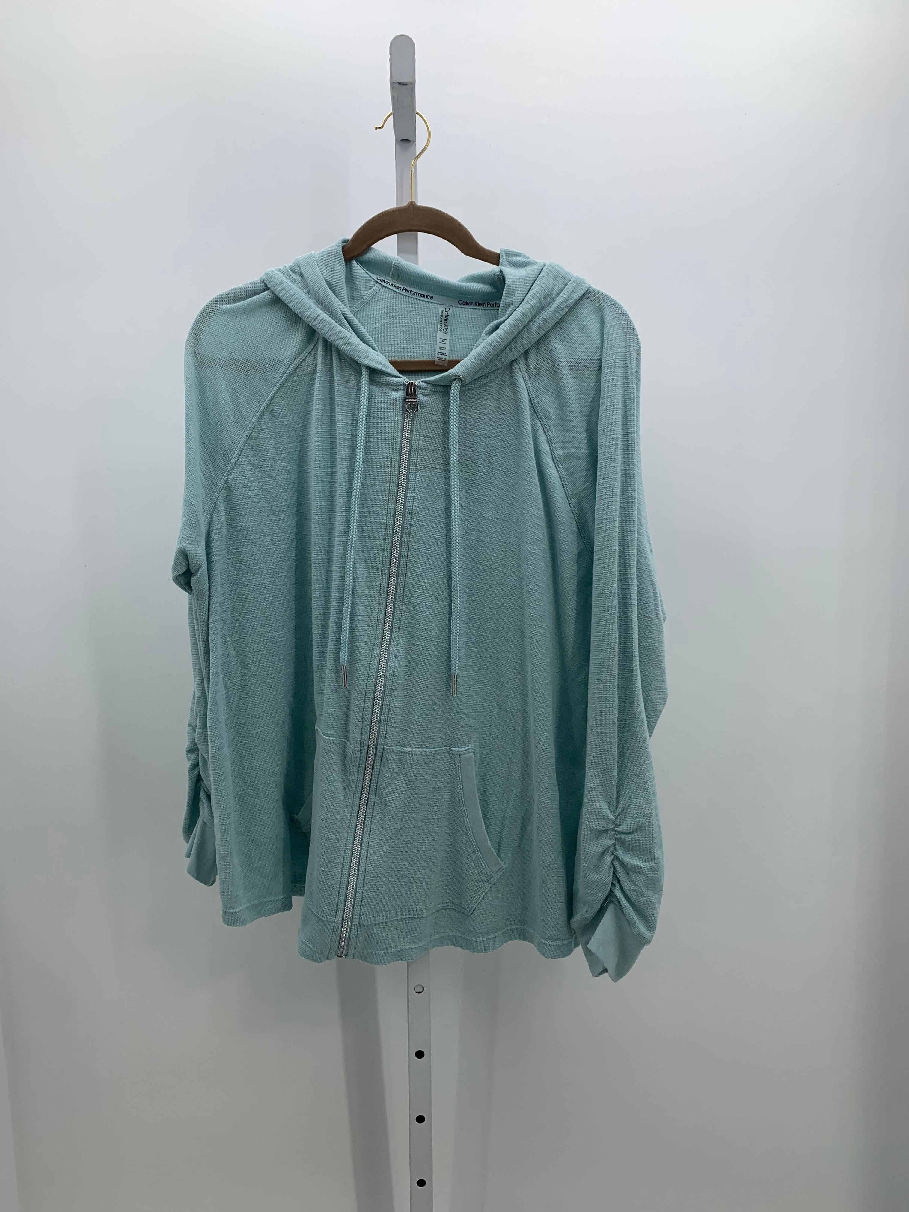 Calvin Klein Size 2X Womens Sweat Jacket