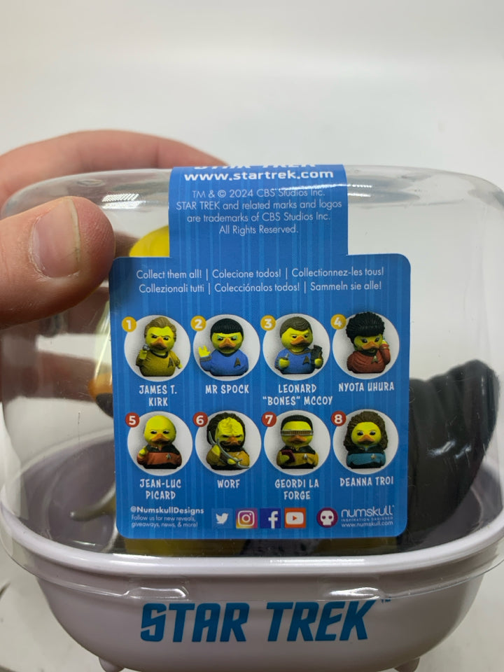 NIB TUBBZ STAR TREK WORF RUBBER DUCK.
