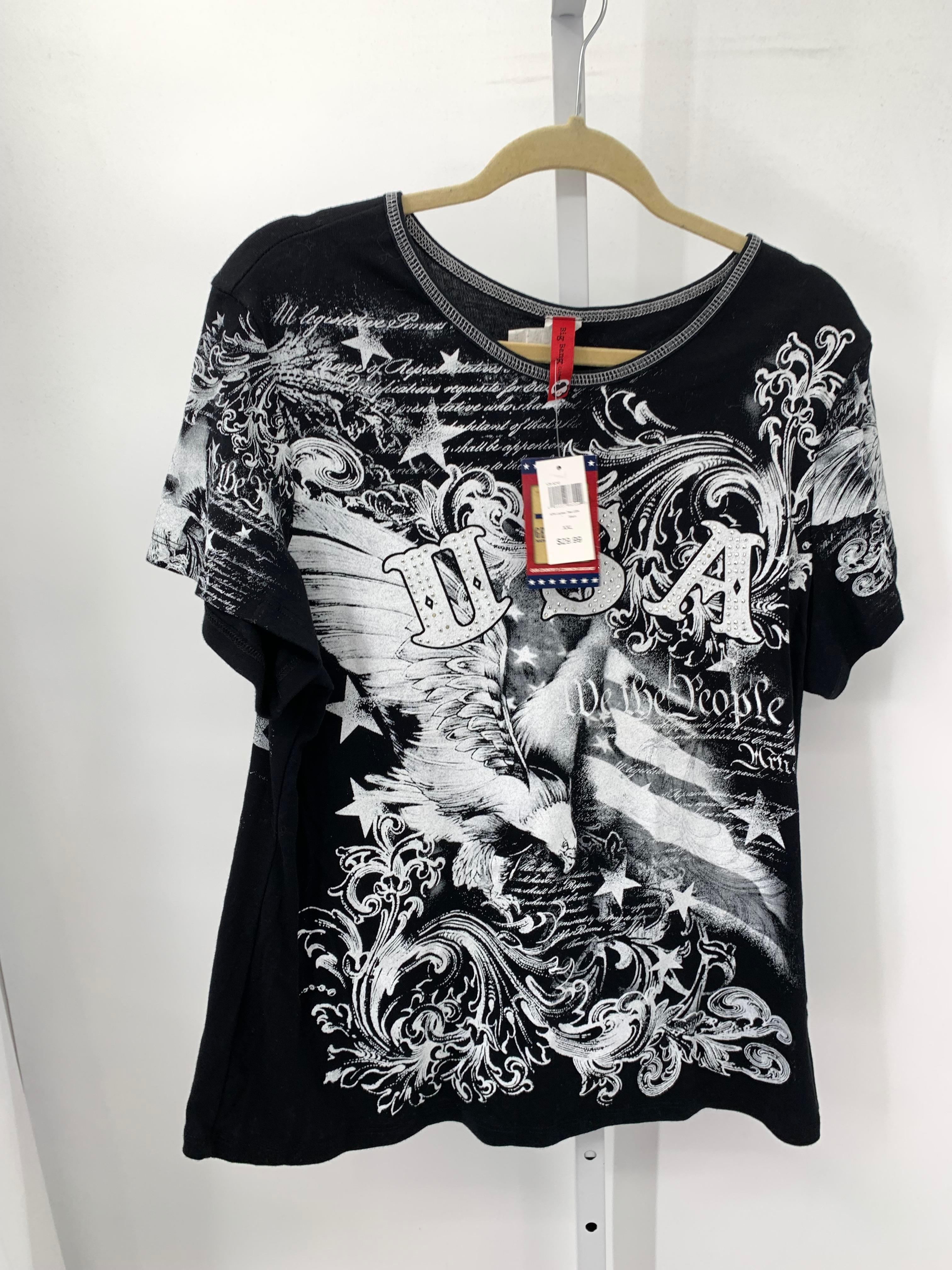 Size XXL Misses Short Sleeve Shirt