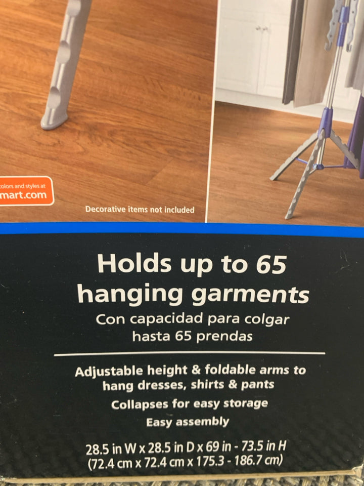 NIB 6 ARM ADJUSTABLE DRYING RACK.