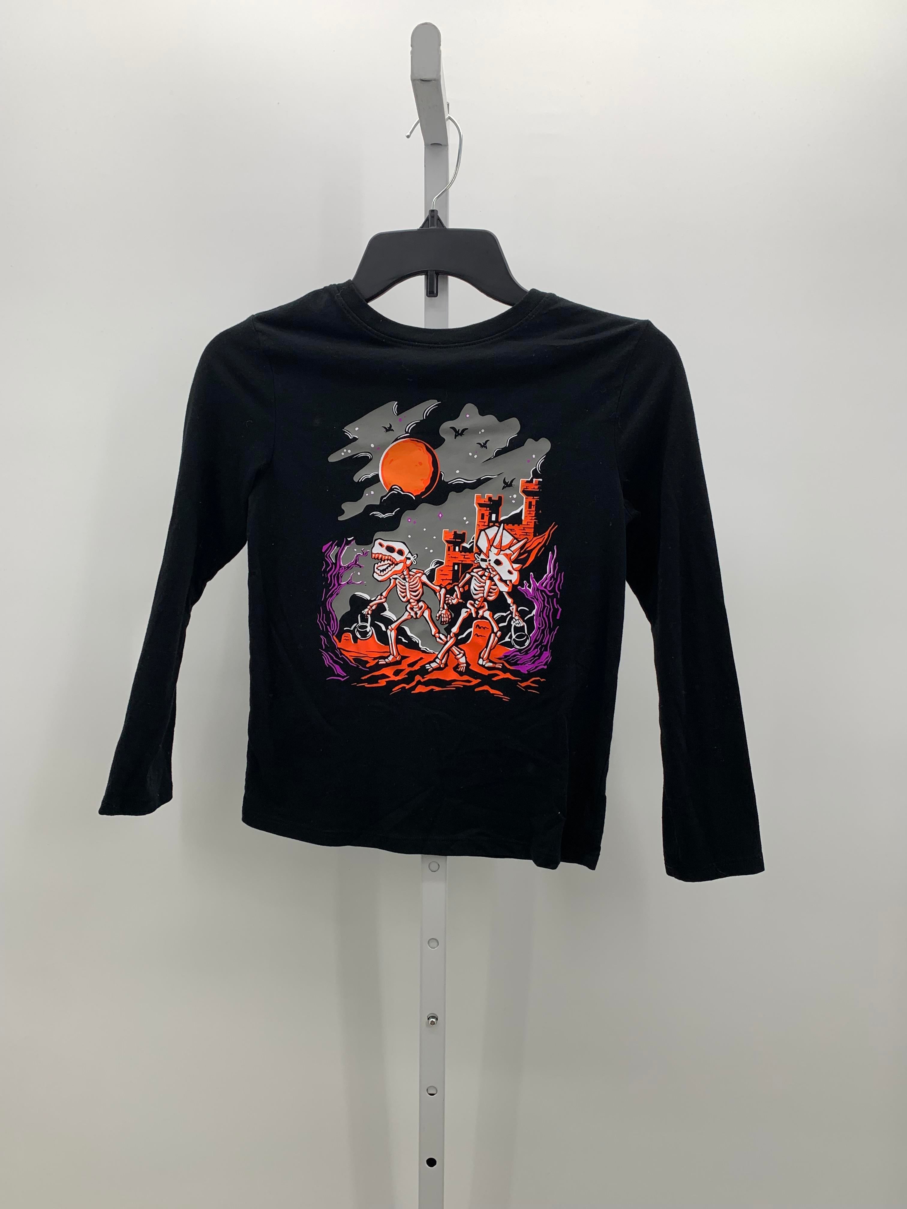 LONG SLV SHIRT DINO SKELETONS