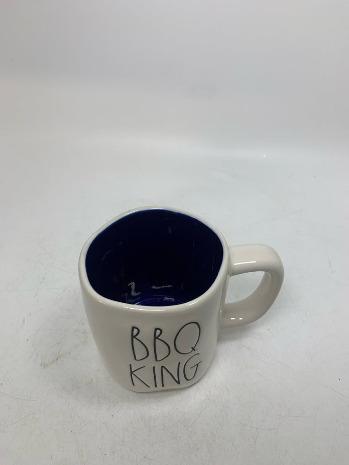 BBQ KING PURPLE INSIDE MUG.