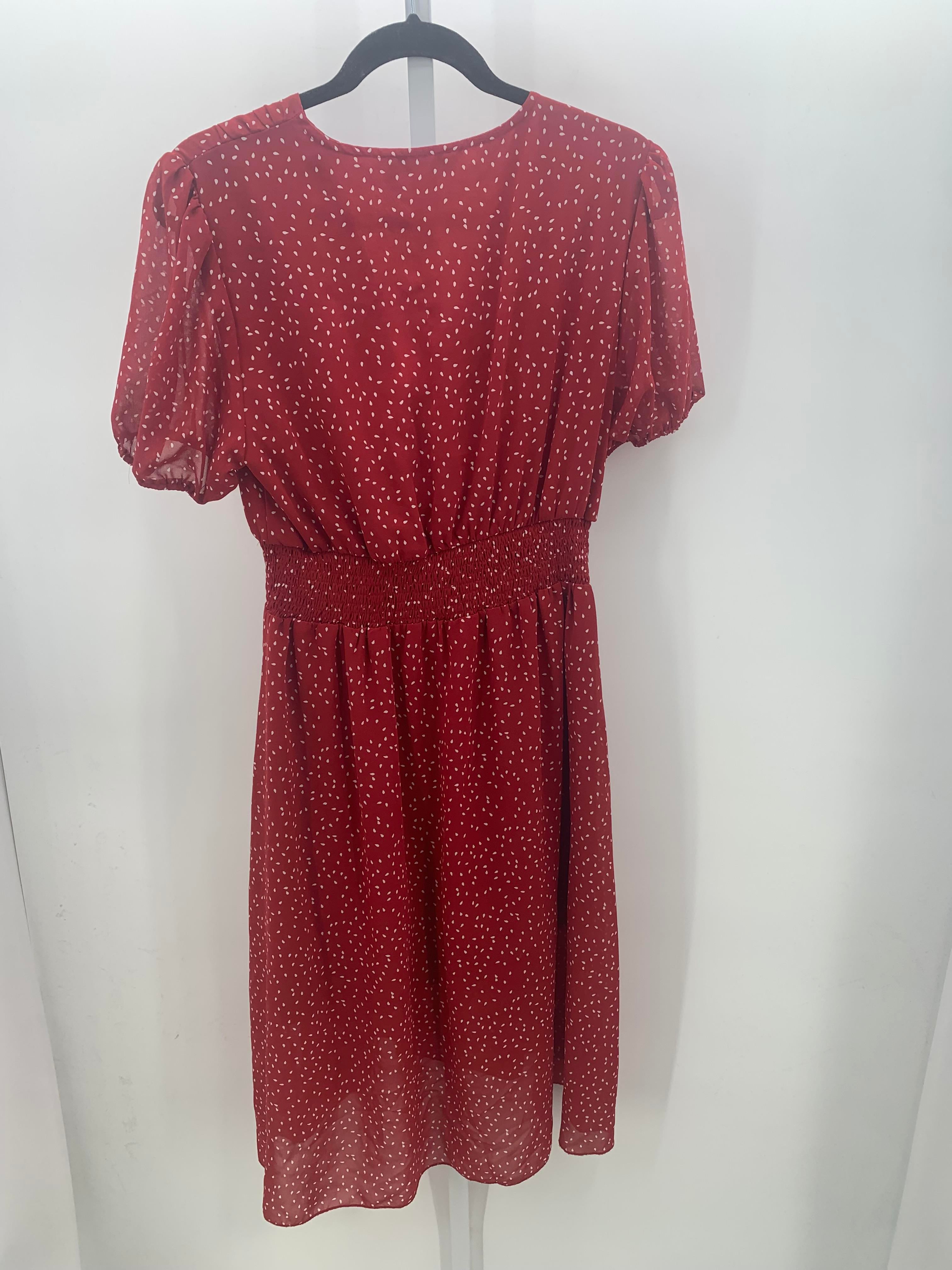 Size Large Misses Short Sleeve Dress