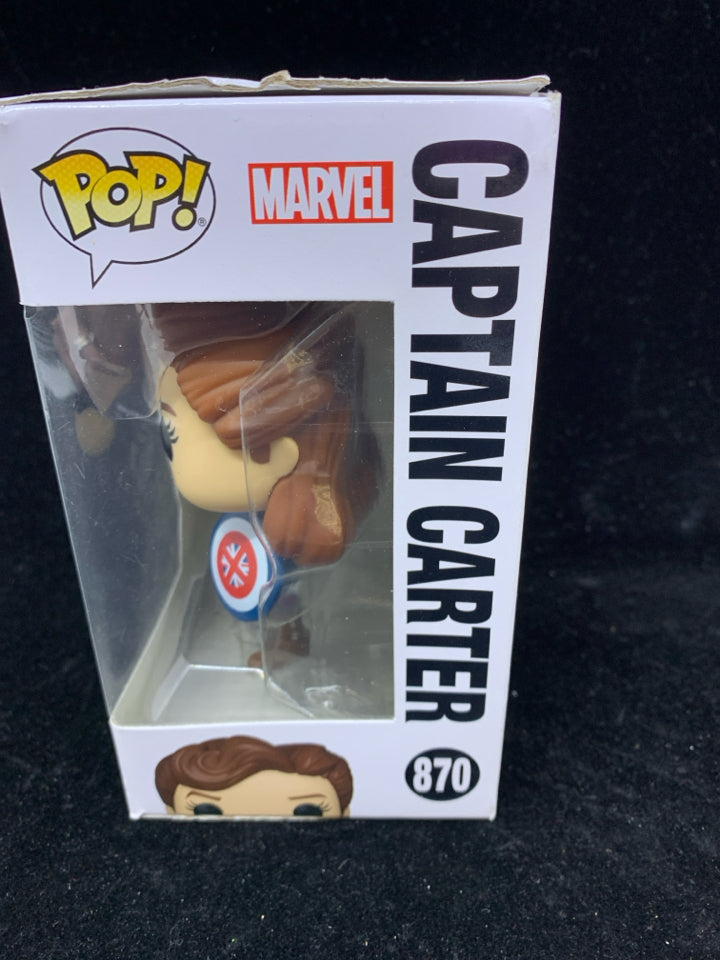 NIB WHAT IF- CAPTAIN CARTER FUNKO POP #870.