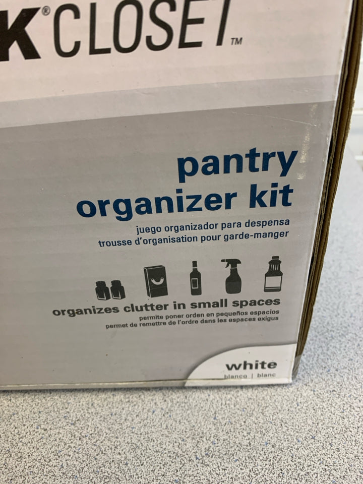 NIB PANTRY ORGANIZER KIT.