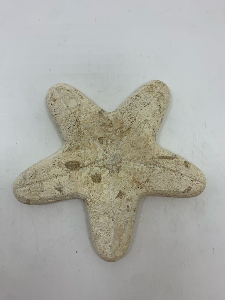 STONE STARFISH CANDLE PLATE.