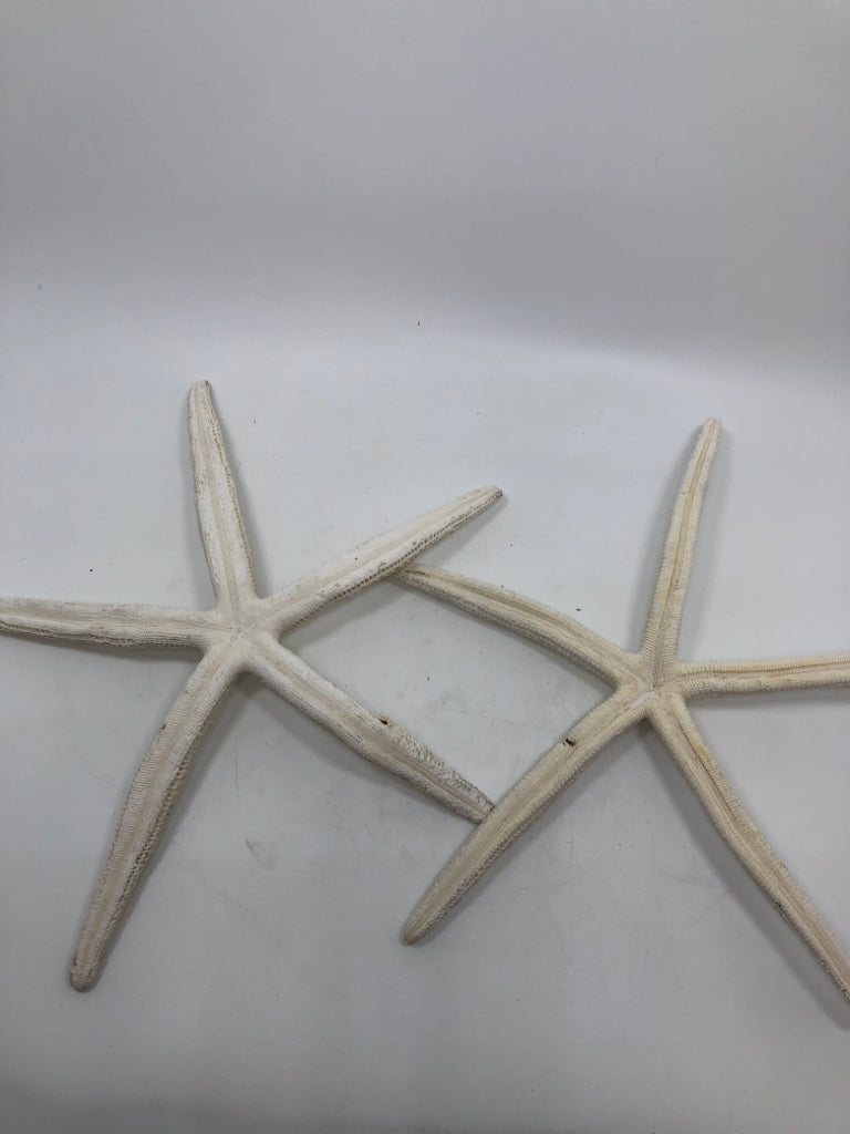 2 LARGE STARFISH DECOR IN BAG.