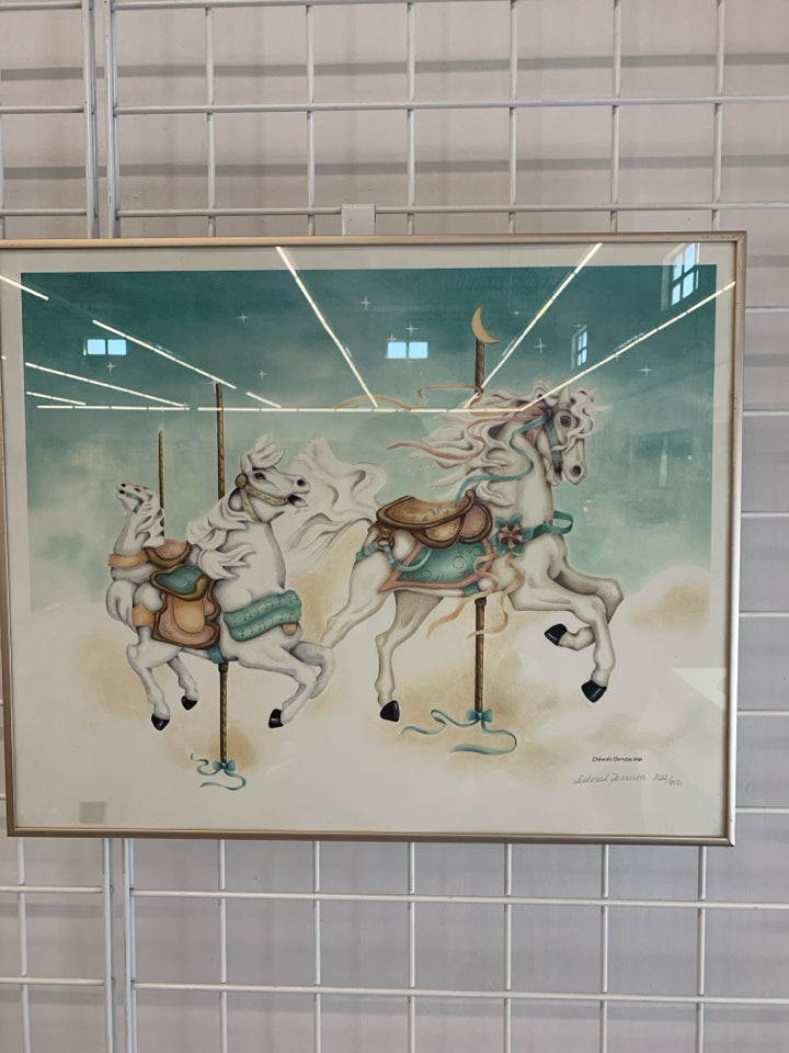 DEBORAH FERRUSA CAROUSEL WALL-ART.