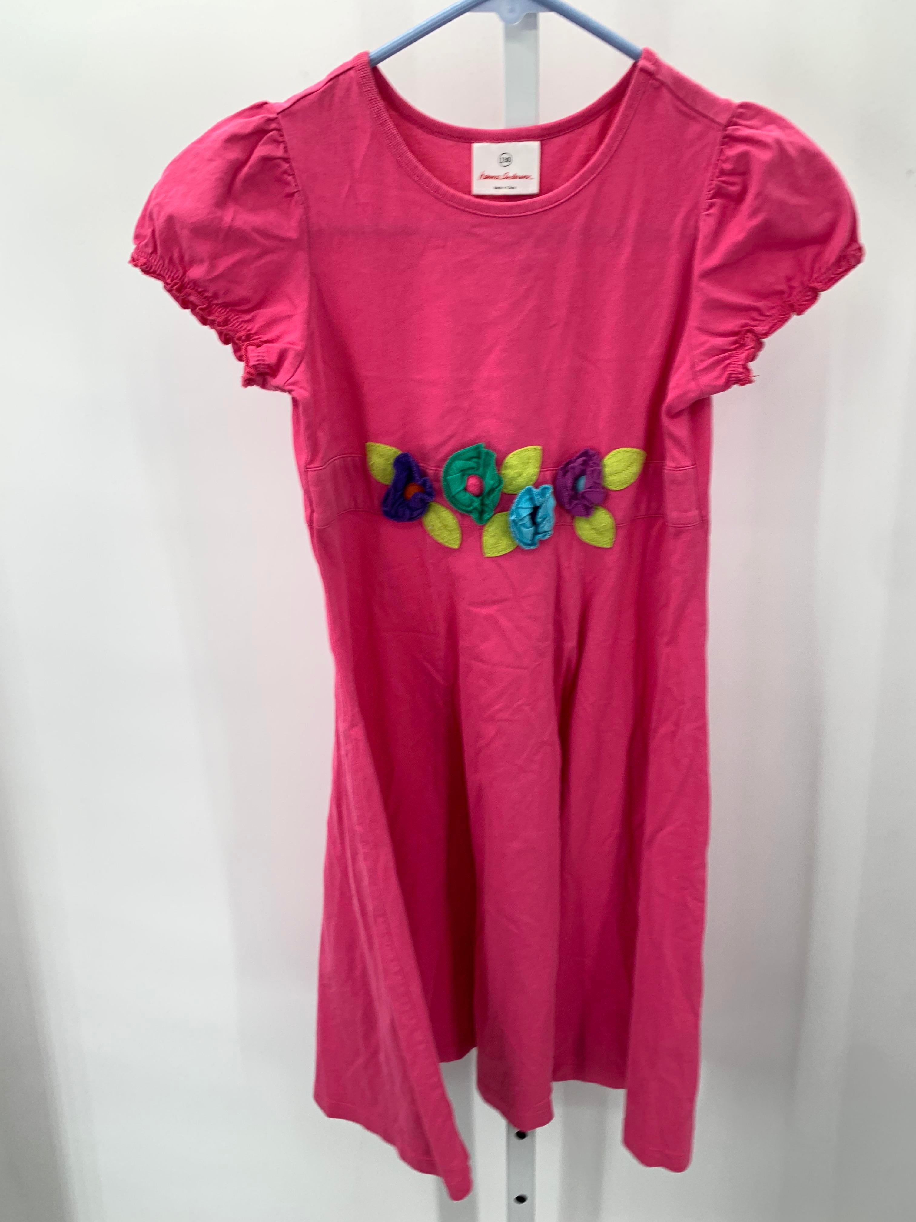 Hanna Anderson Size 8 Girls Short Sleeve Dress