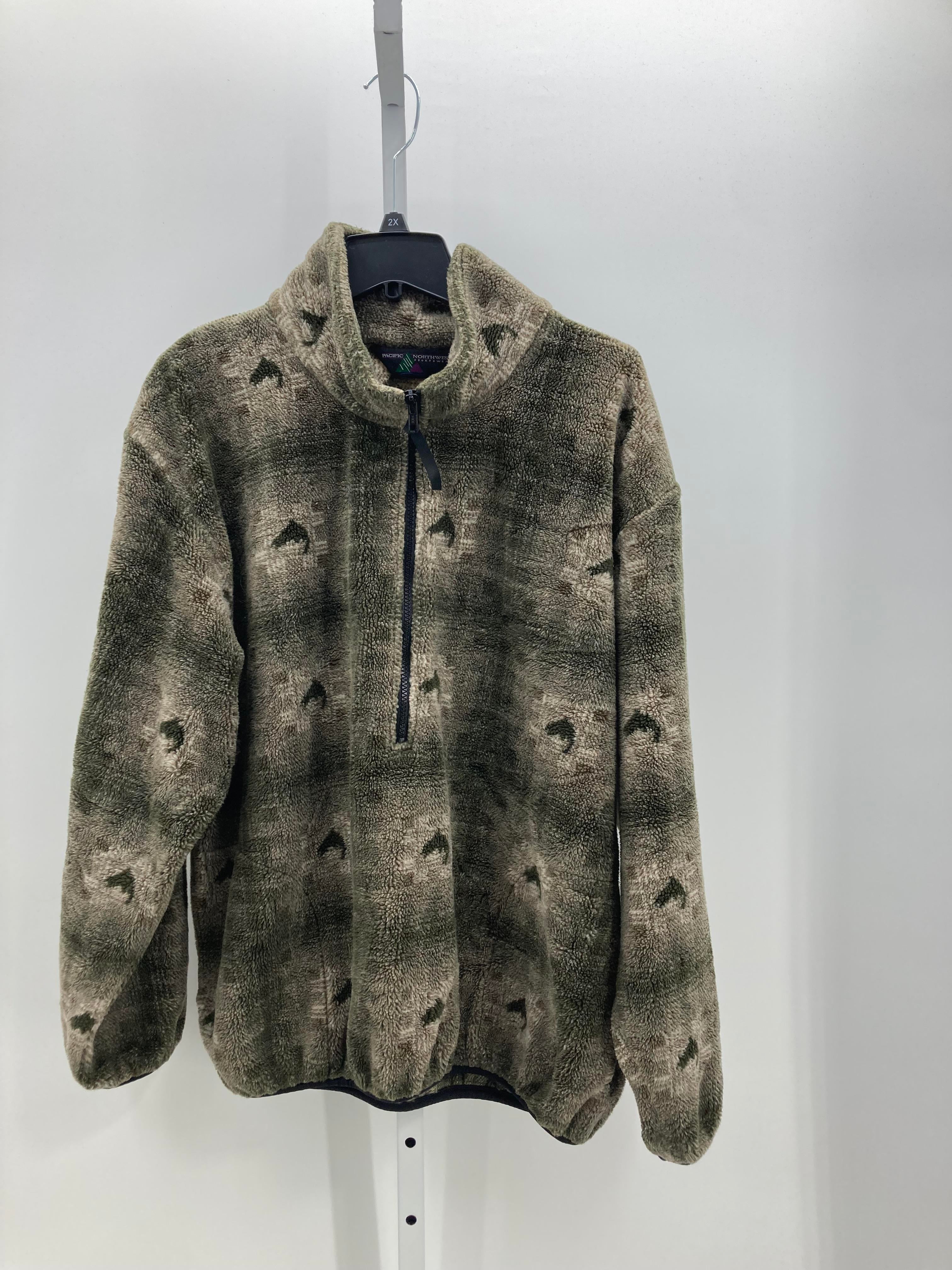 PATTERN FLEECE PULL OVER.