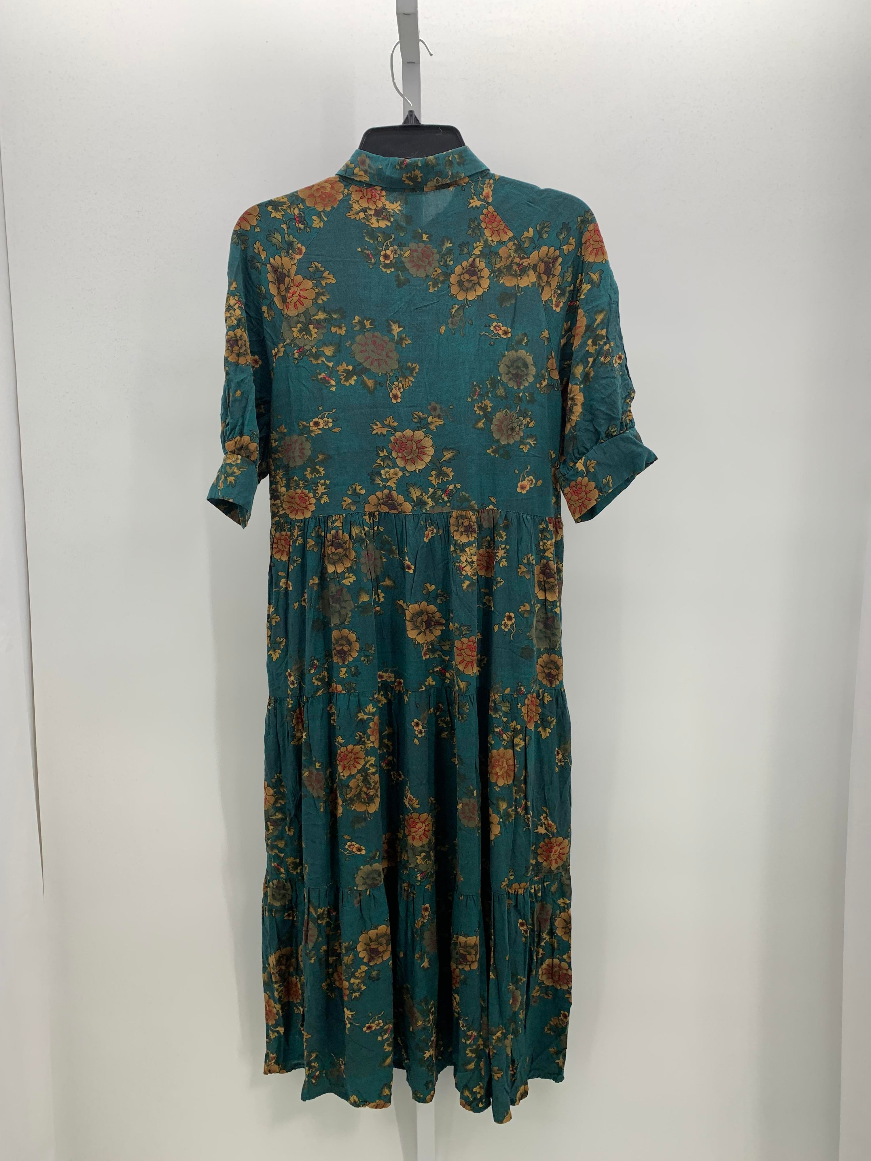 Natural Life Size Small Misses Short Sleeve Dress