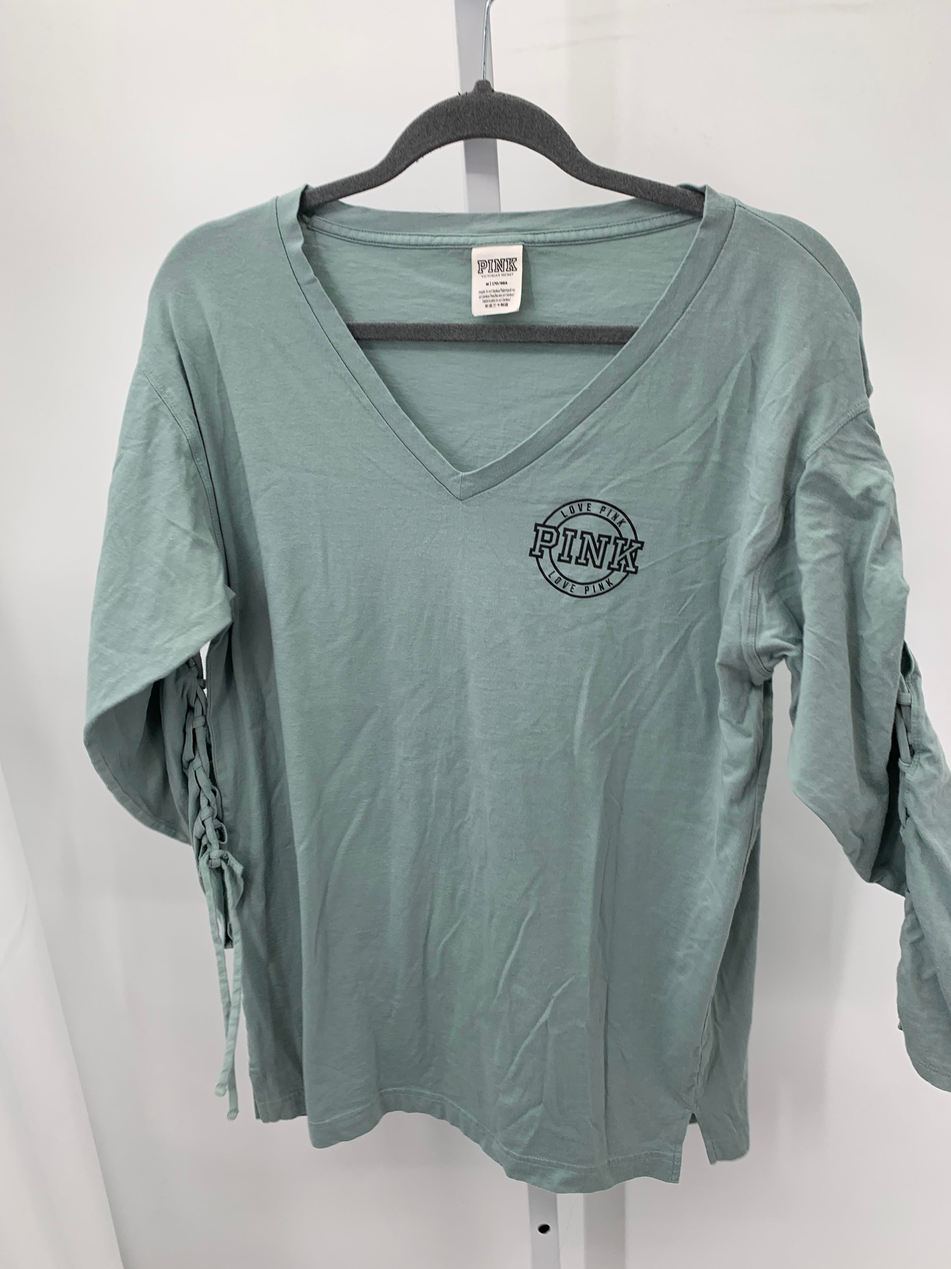 PINK Size Medium Juniors 3/4 Sleeve Shirt