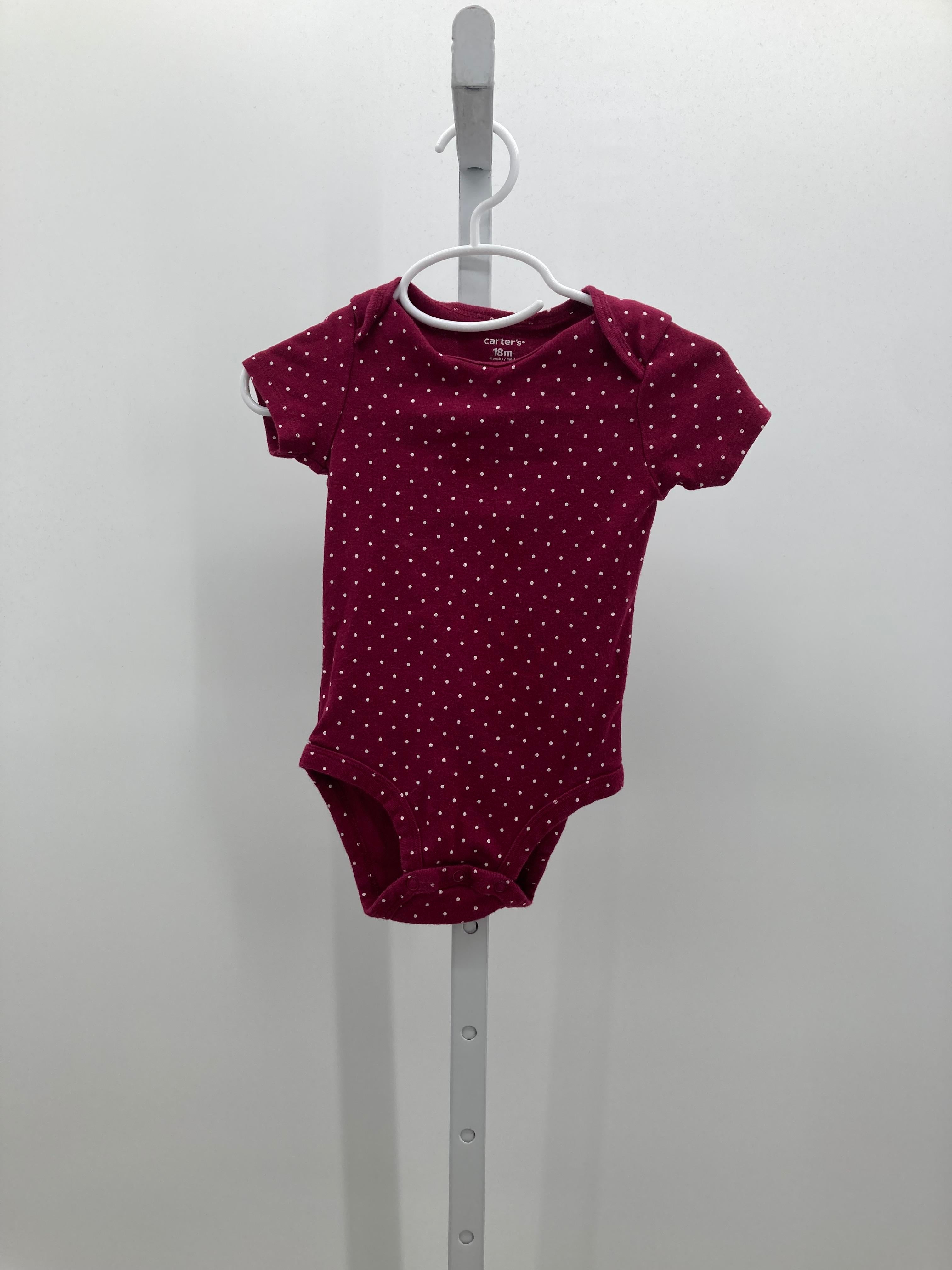 Carters Size 18 Months Girls Short Sleeve Shirt