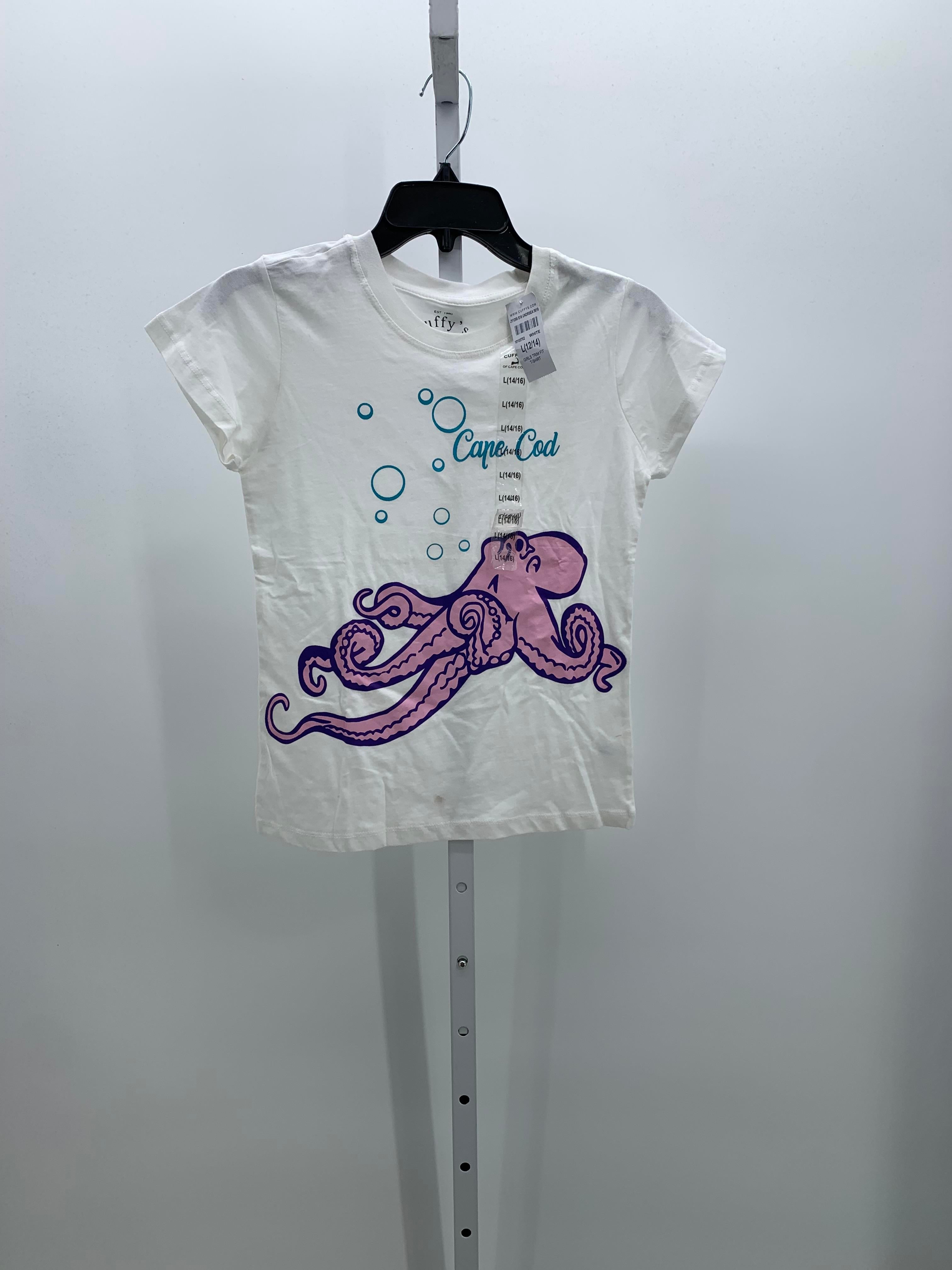 Cuffys Size 12-14 Girls Short Sleeve Shirt