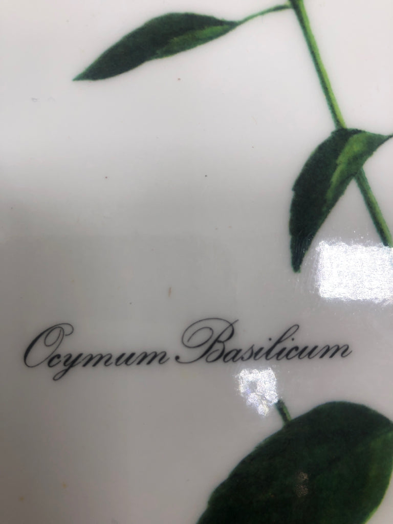 BOTANICAL HERB MELAMINE TRAY.