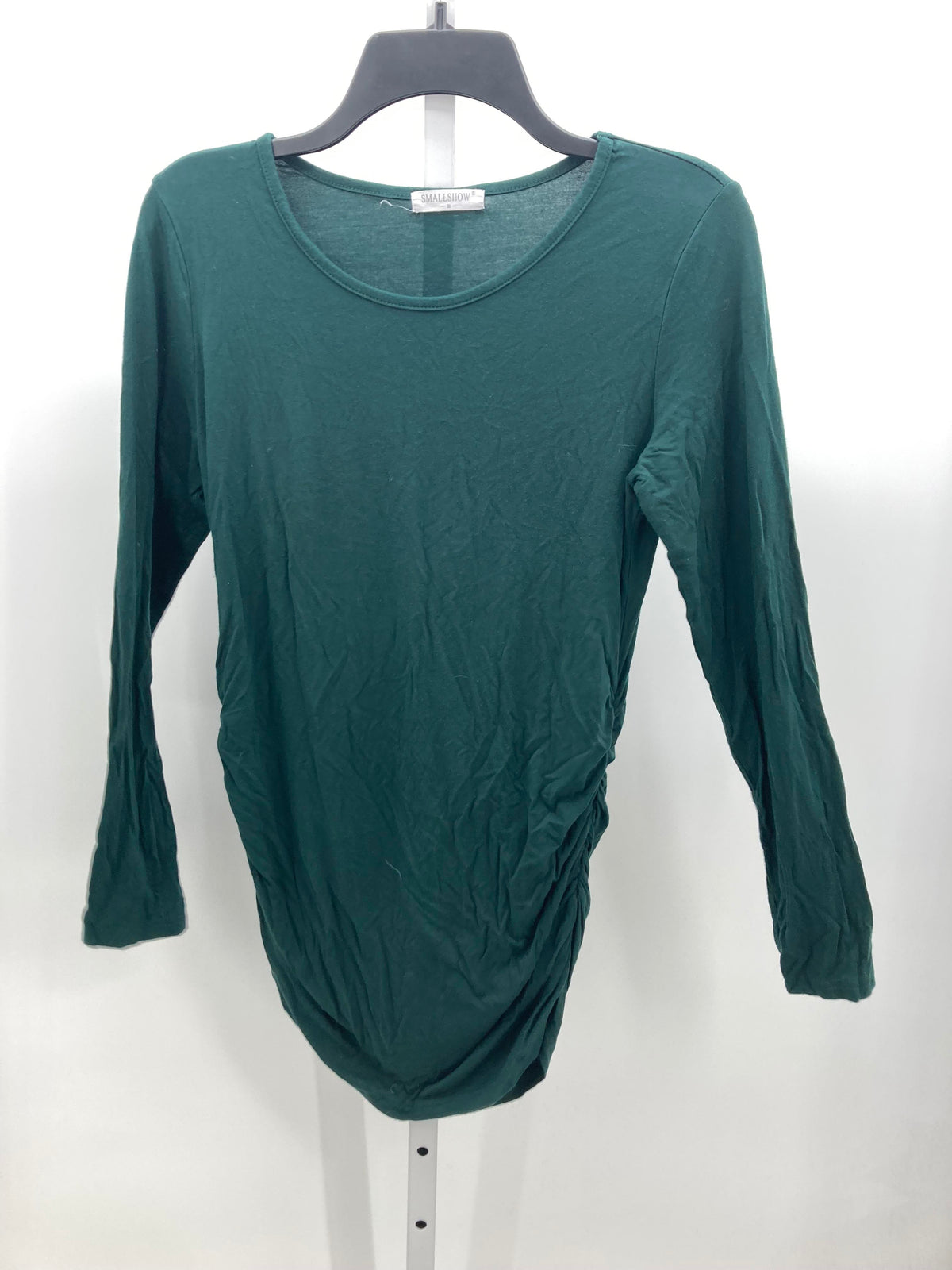 Green Size Medium Maternity Long Sleeve Shirt