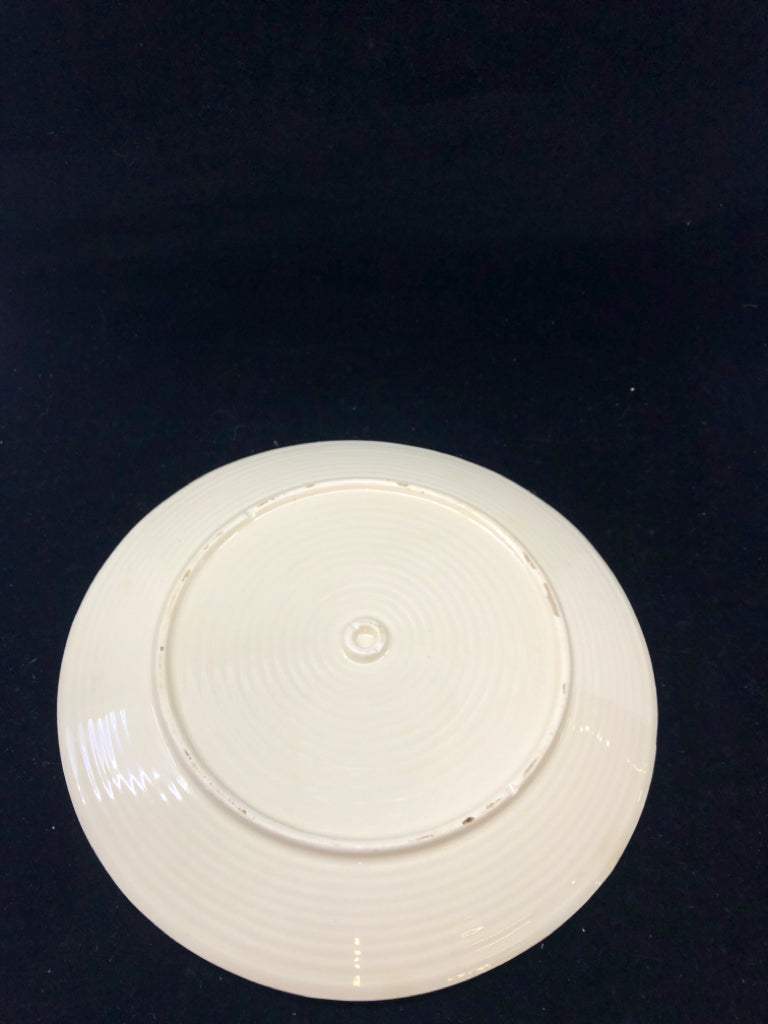 "PIATTO" TAN/BROWN SERVING PLATE.