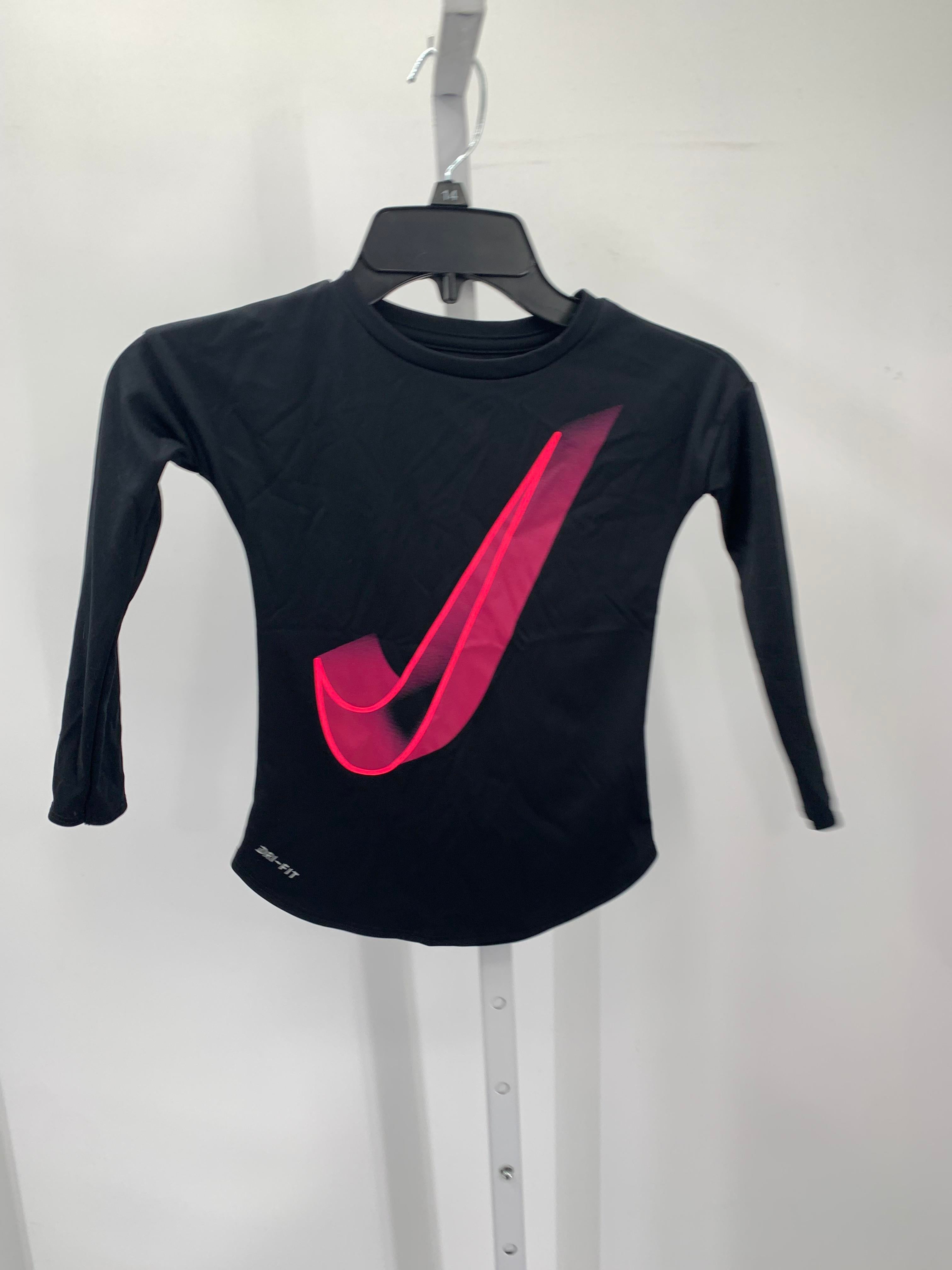 Nike Size 4 Girls Long Sleeve Shirt