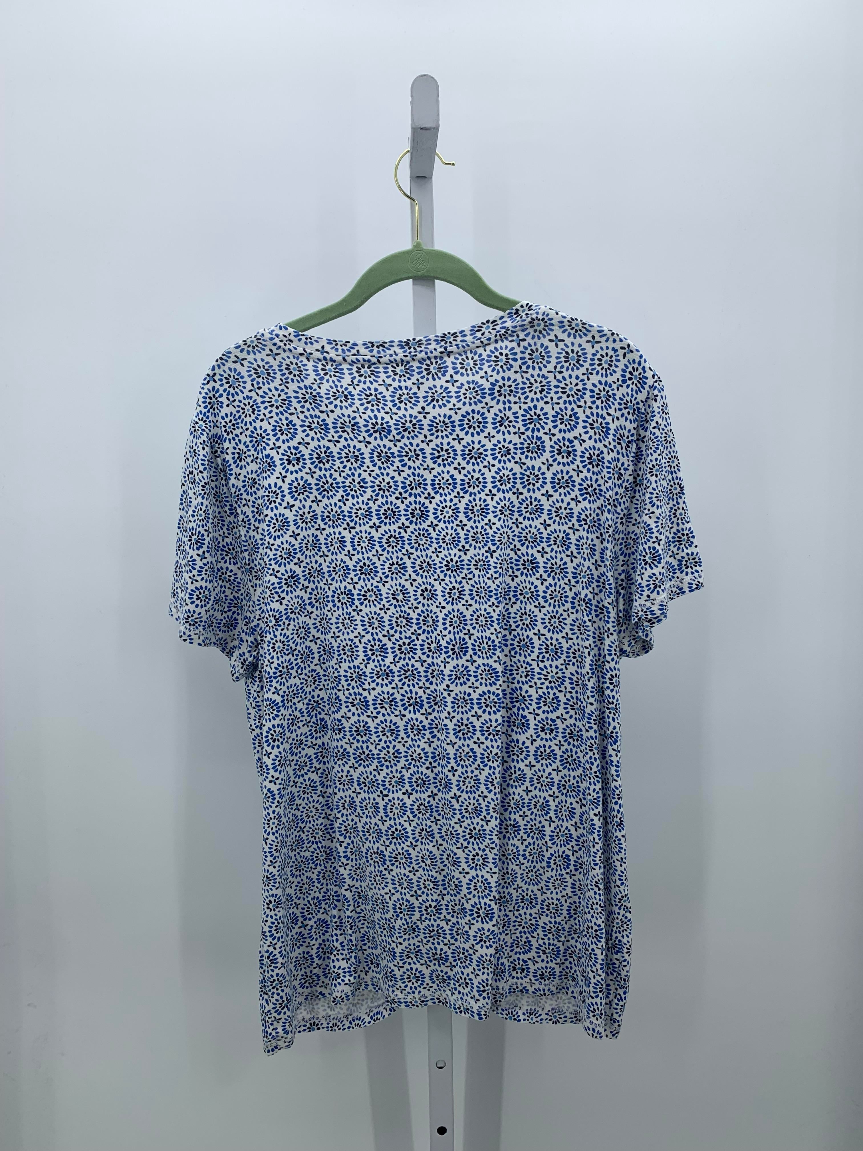 Talbots Size Extra Large Misses Short Sleeve Shirt