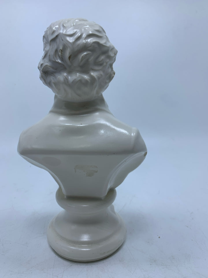 CERAMIC LUDWIG VAN BEETHOVEN HEAD/BUST.