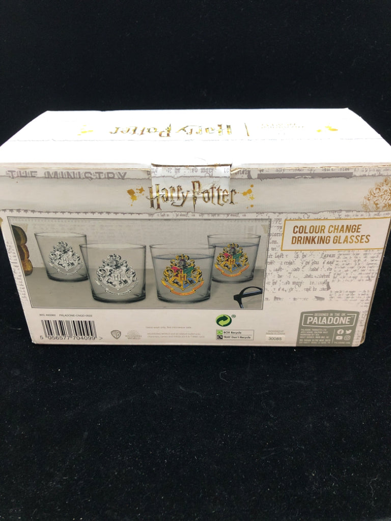2 NIB HARRY POTTER COLOR CHANGING GLASSES.