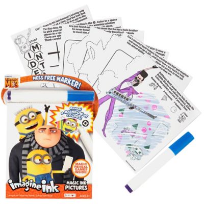 Despicable Me 3 Magic Ink Coloring Book Birthday Party Supplies -